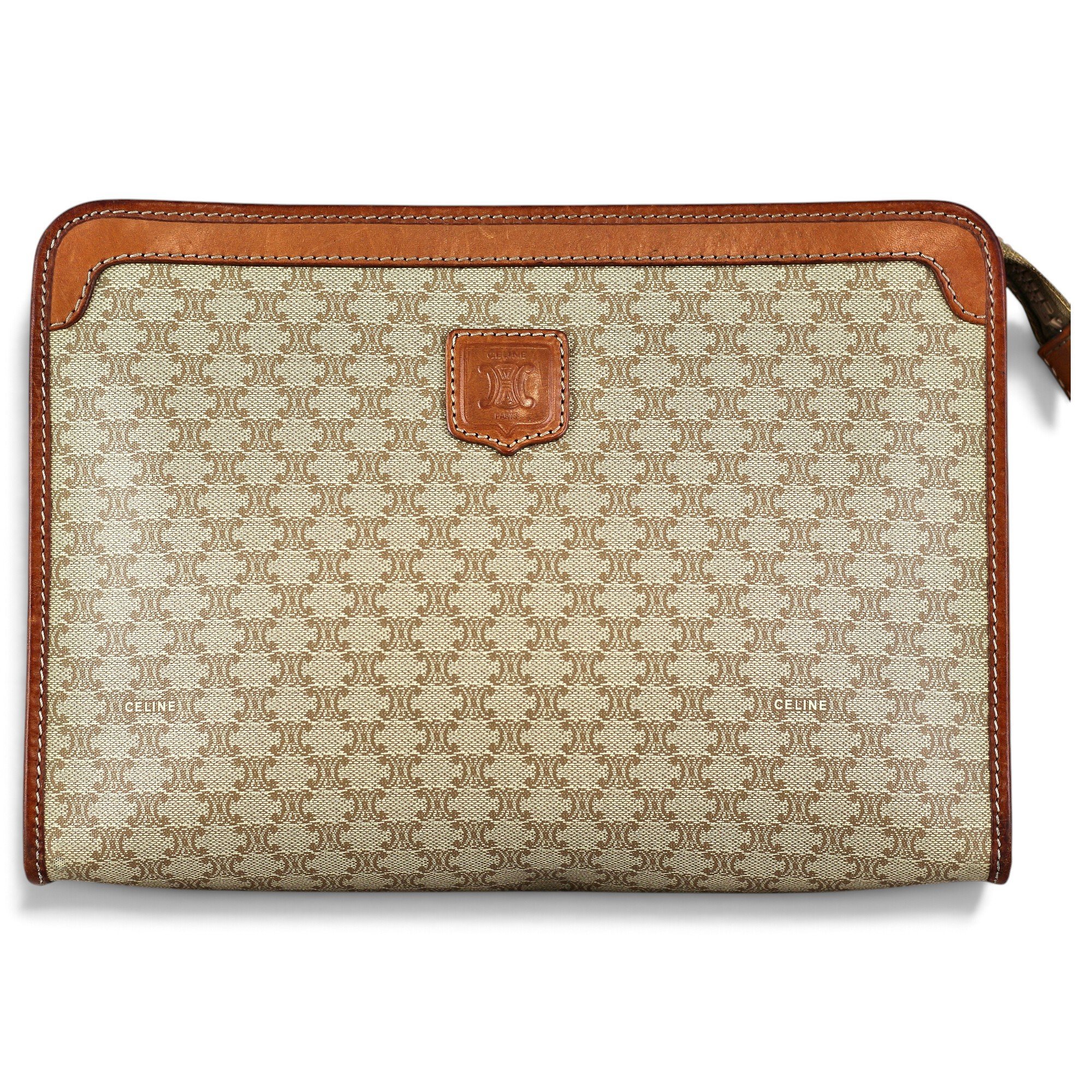 Leather vanity case