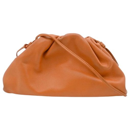 Pouch leather crossbody bag