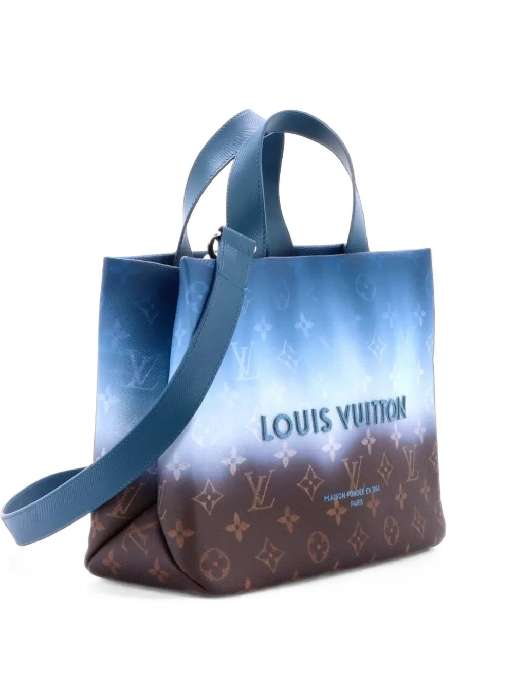 Shopper Pigment Monogram Canvas Mini tote bag