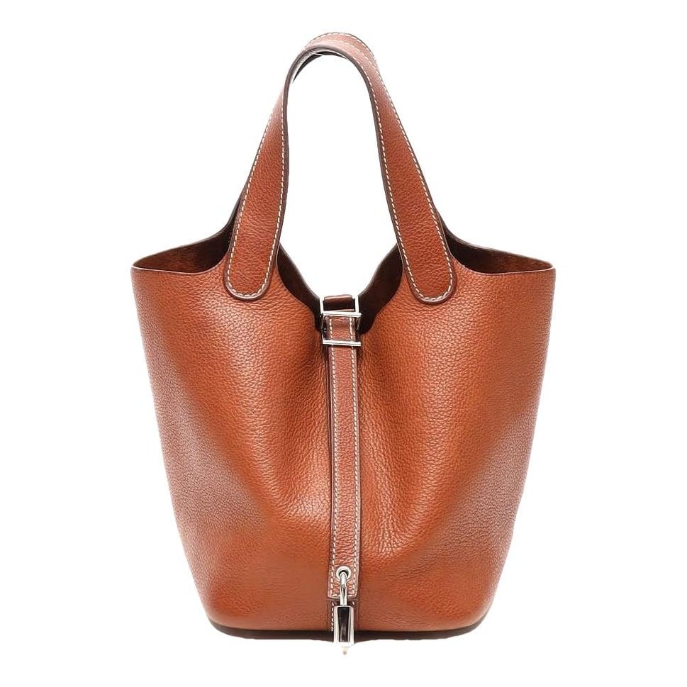 Picotin leather handbag
