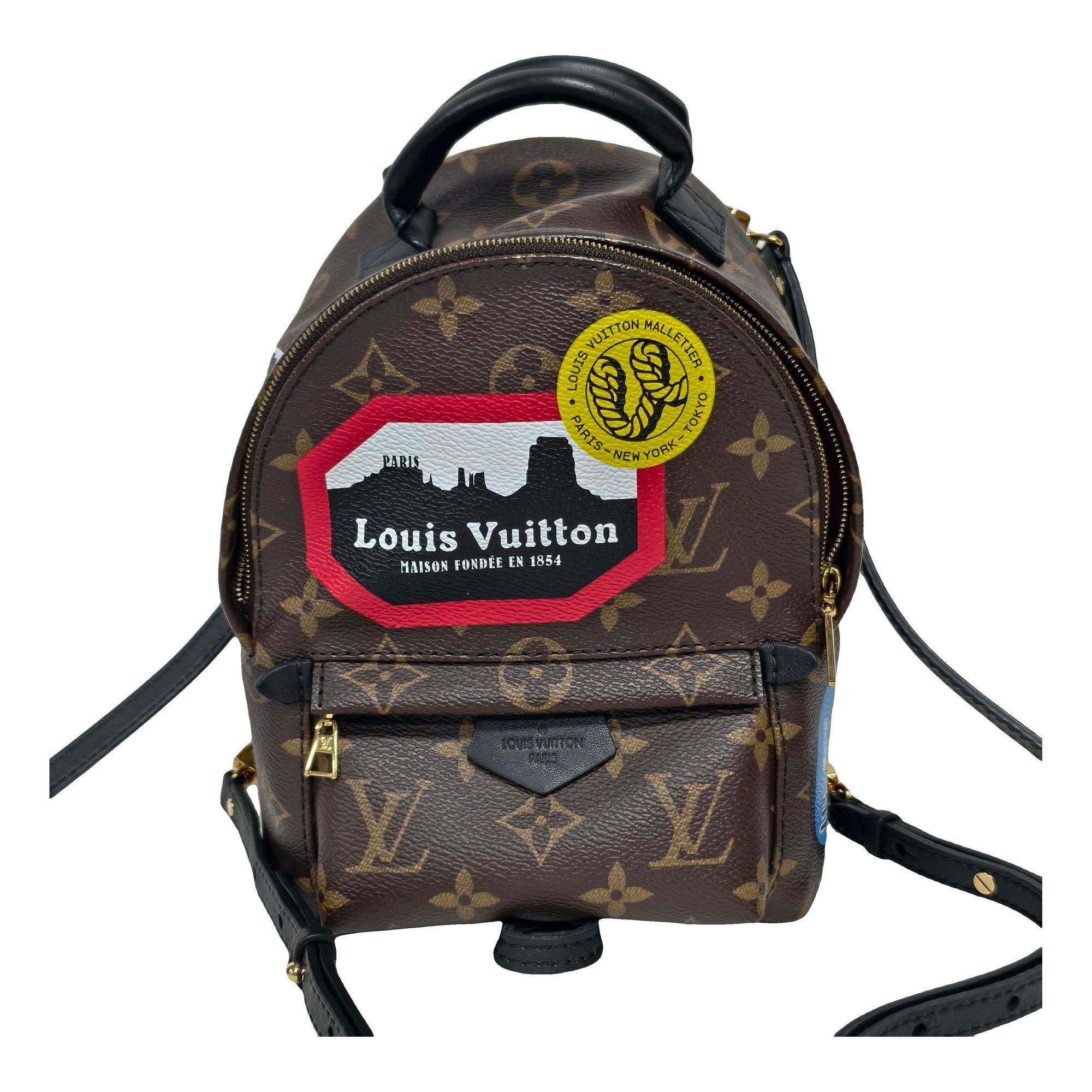 Palm Springs leather backpack