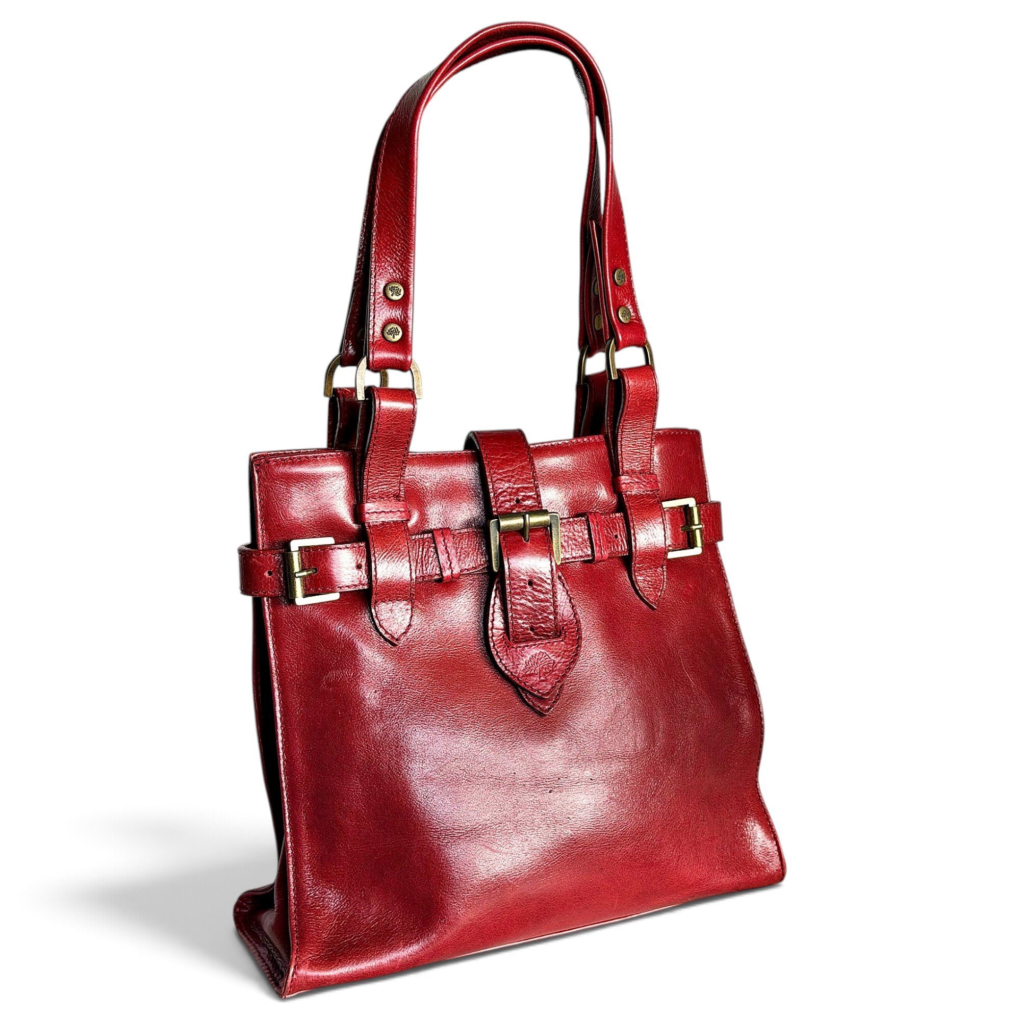 Leather handbag