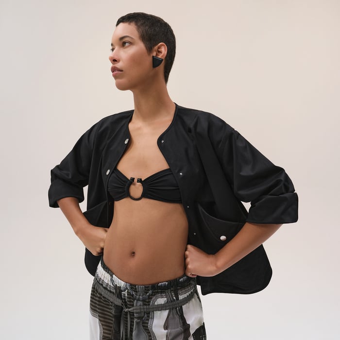 Noir Jacket With Equestrian Details