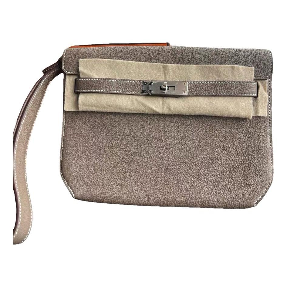 Kelly Dépêches leather clutch bag