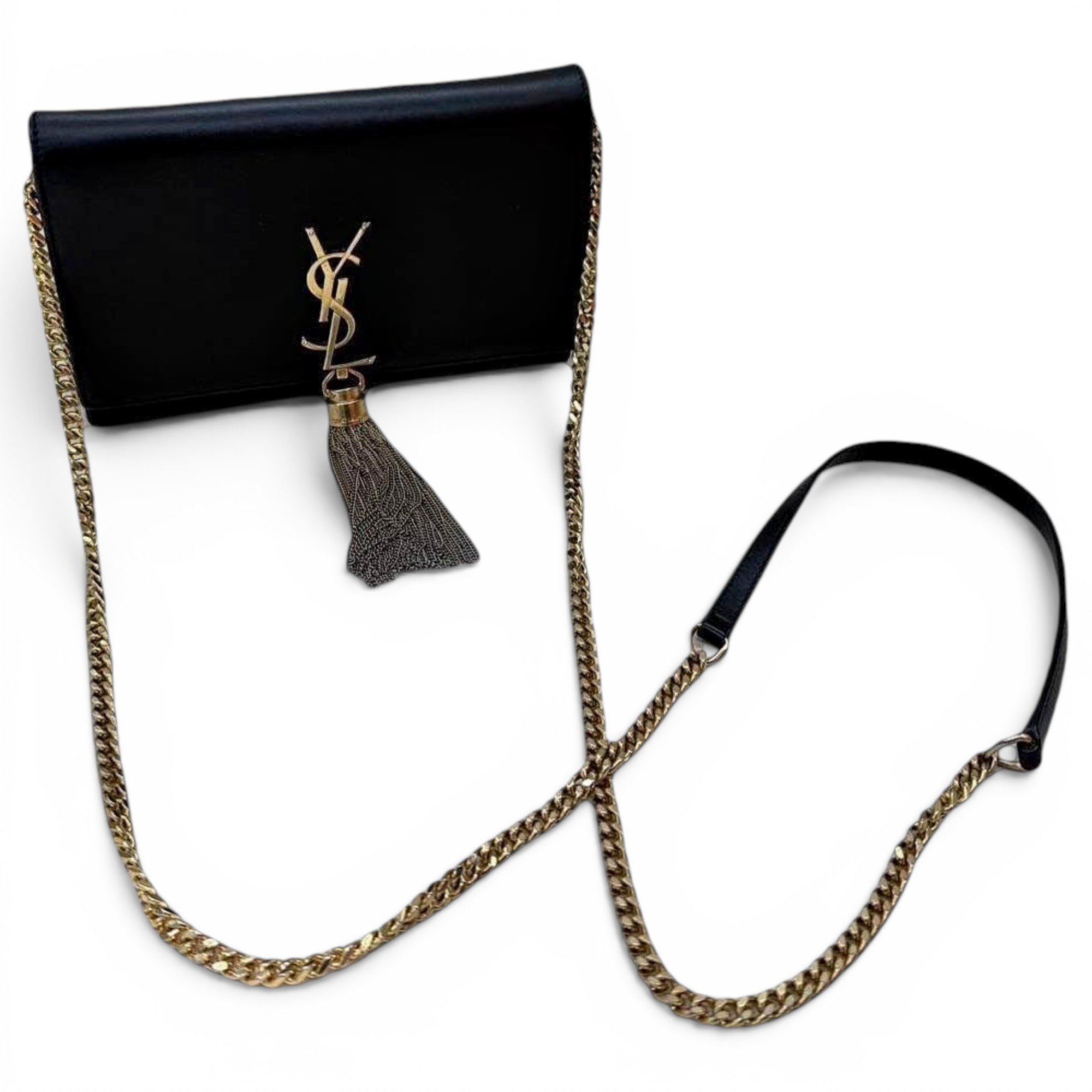 Pompom Kate leather crossbody bag