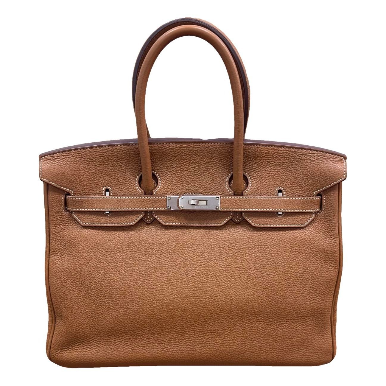 Birkin 35 leather handbag