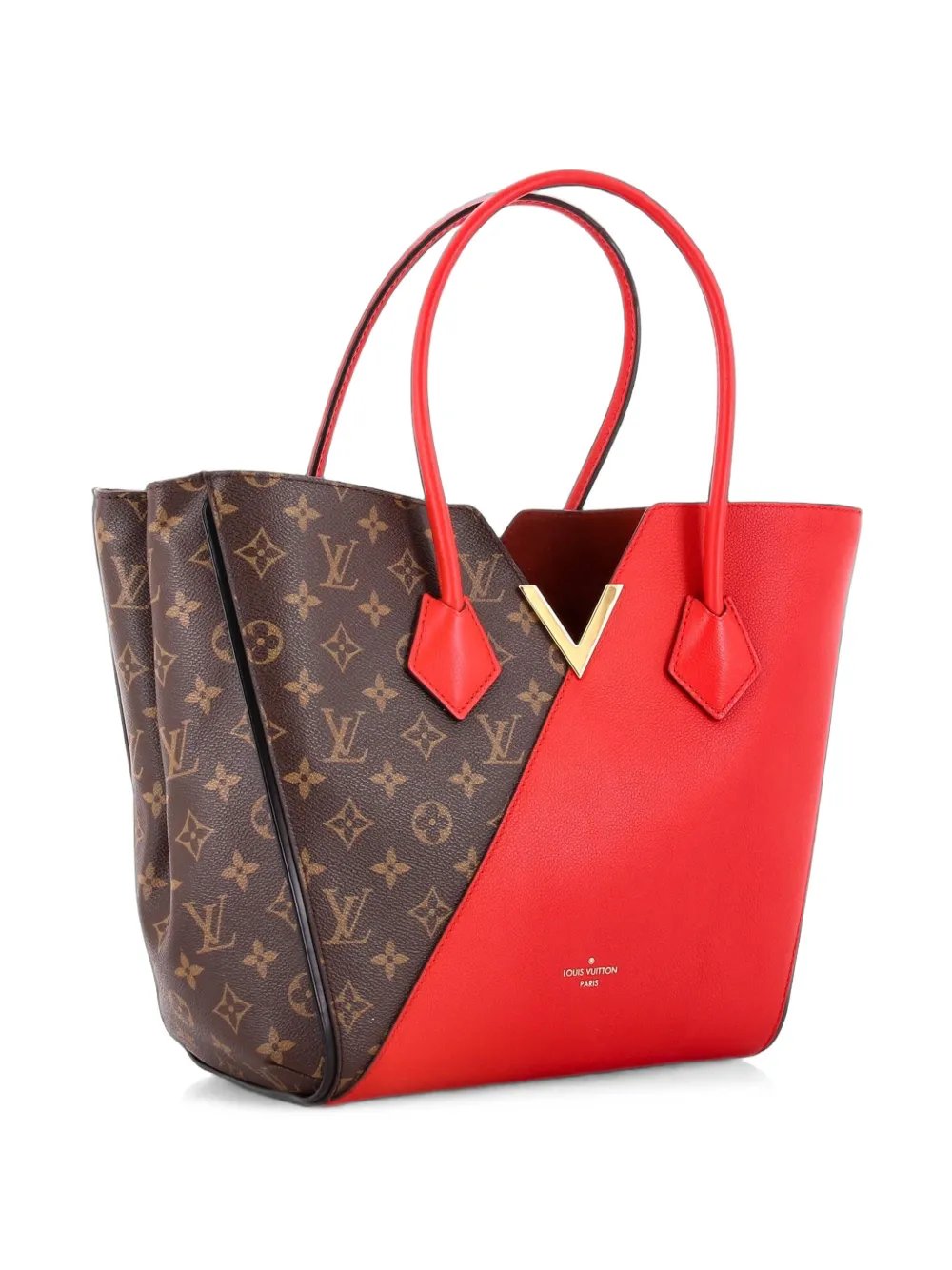 Kimono Handbag Monogram Canvas and Leather MM tote bag