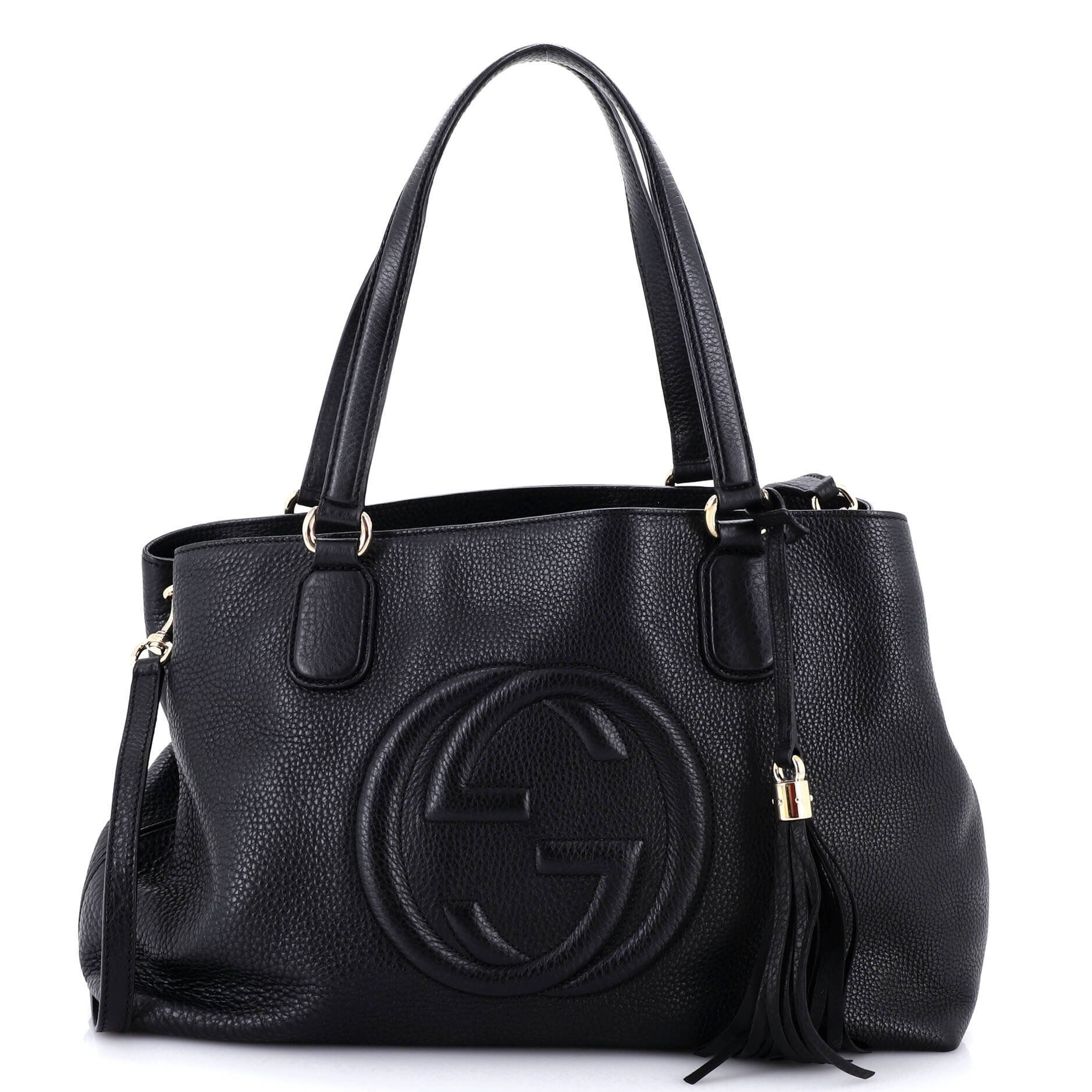 Leather tote