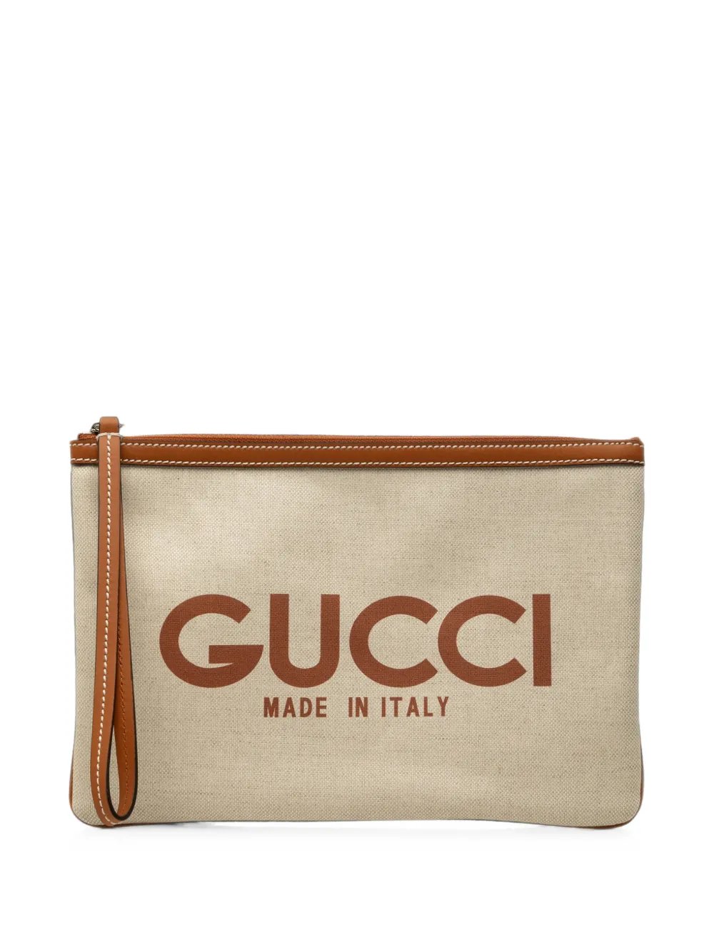 2016-2026 Canvas Logo clutch bag