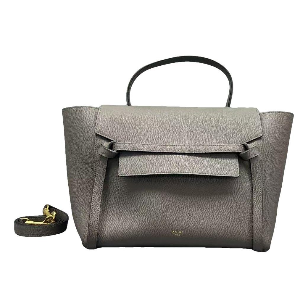 Belt leather handbag