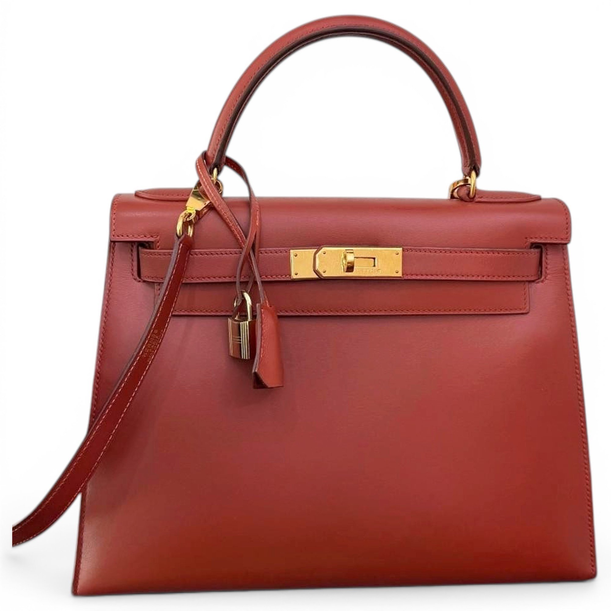 Kelly 28 leather handbag