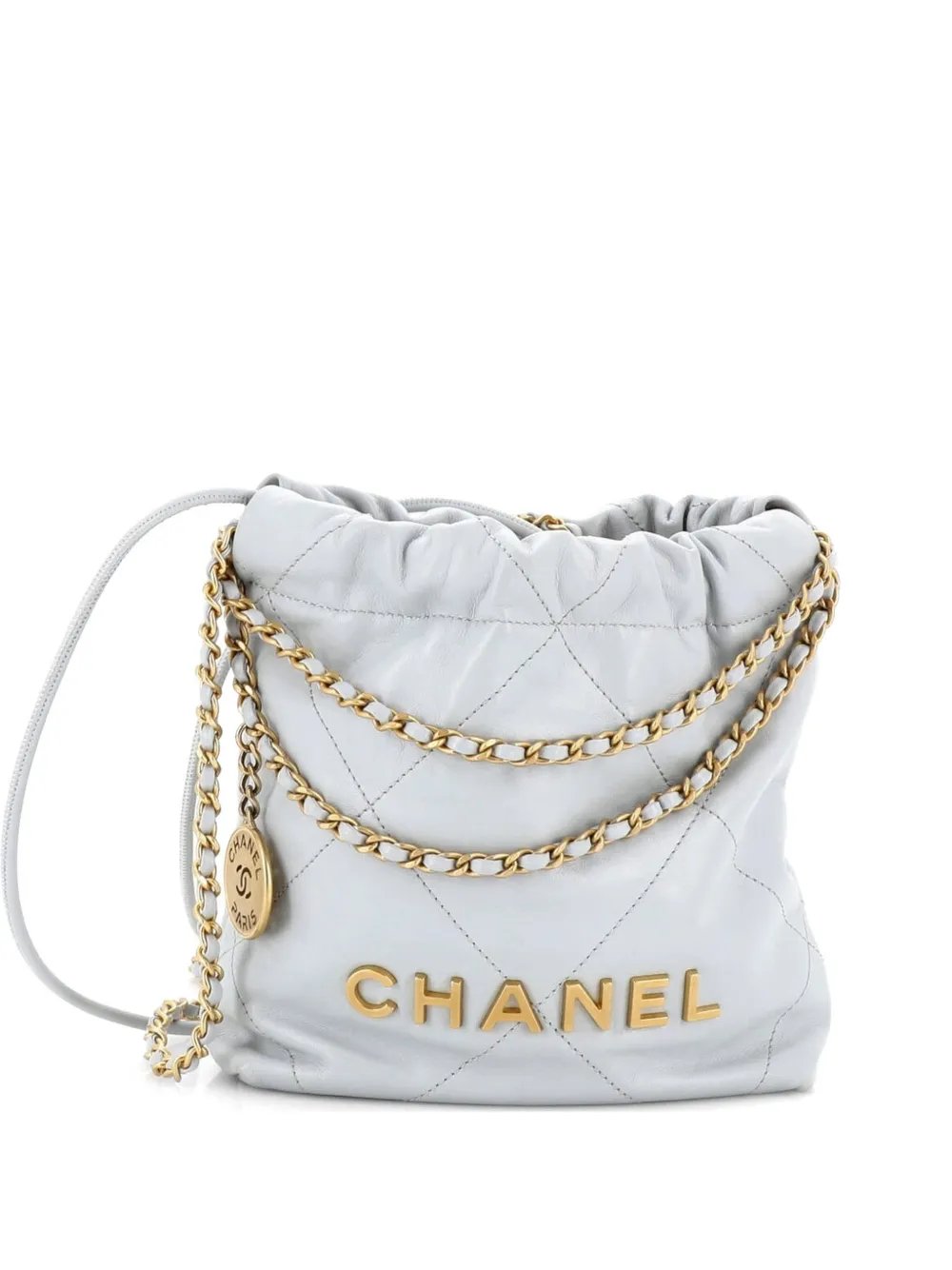 22 Chain Hobo Quilted Calfskin Mini crossbody bag