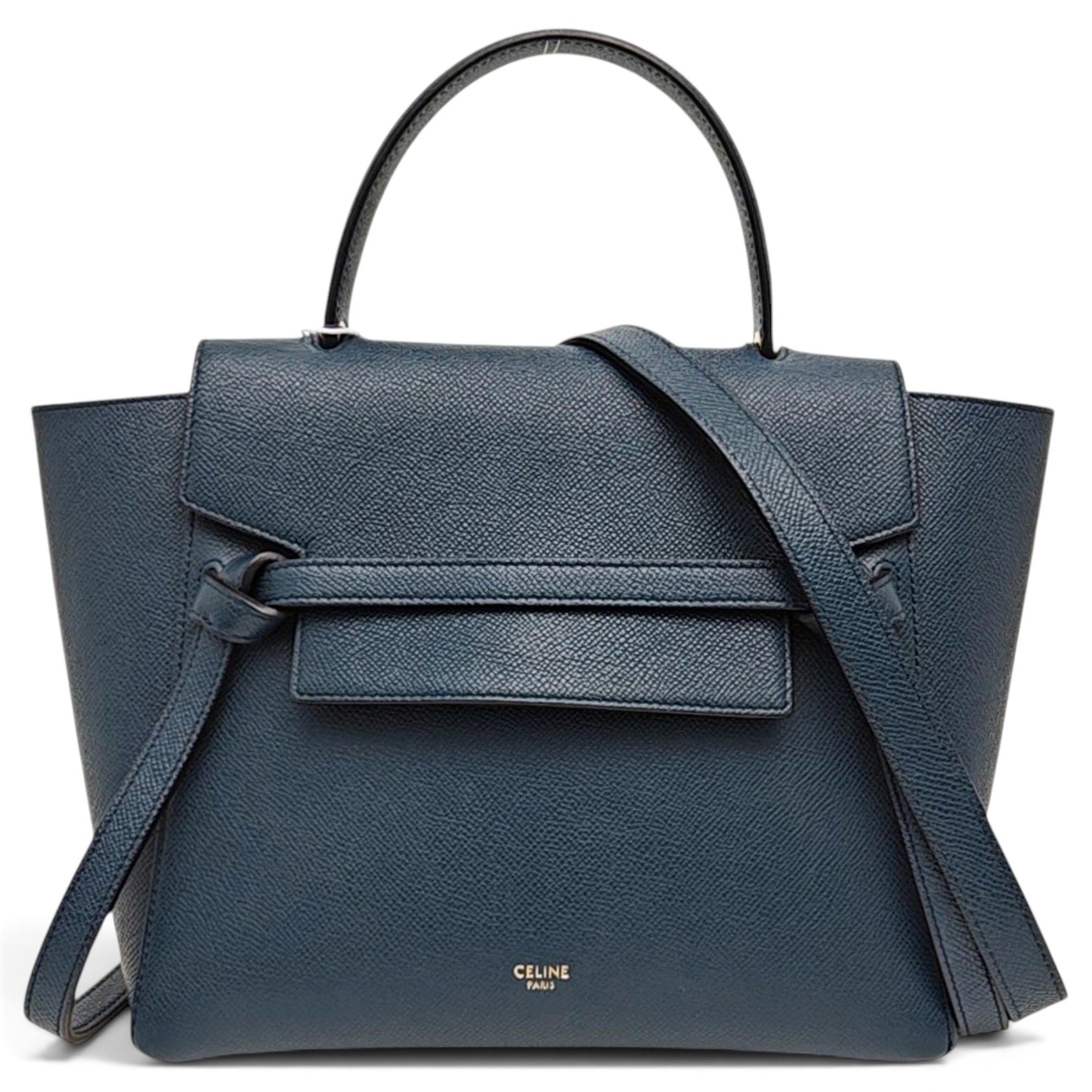 Belt leather handbag