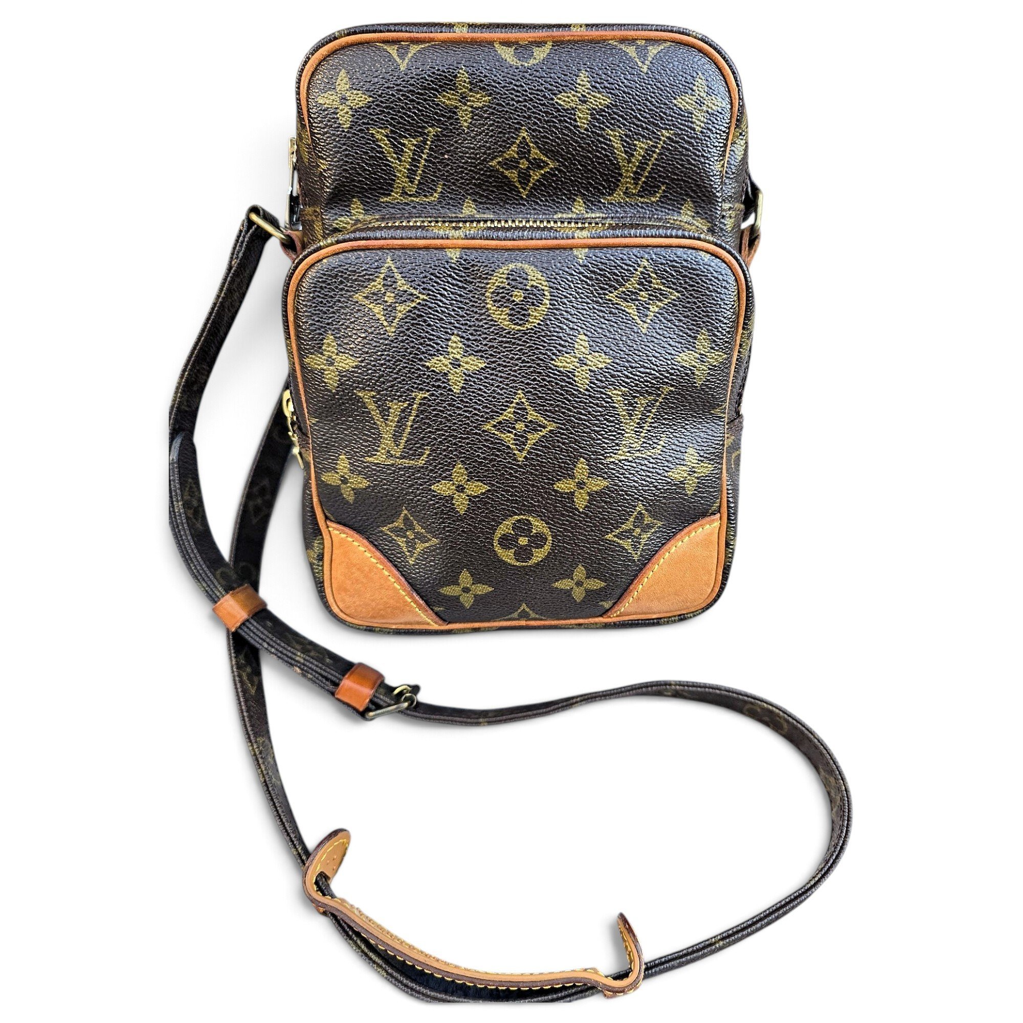 Amazon leather crossbody bag