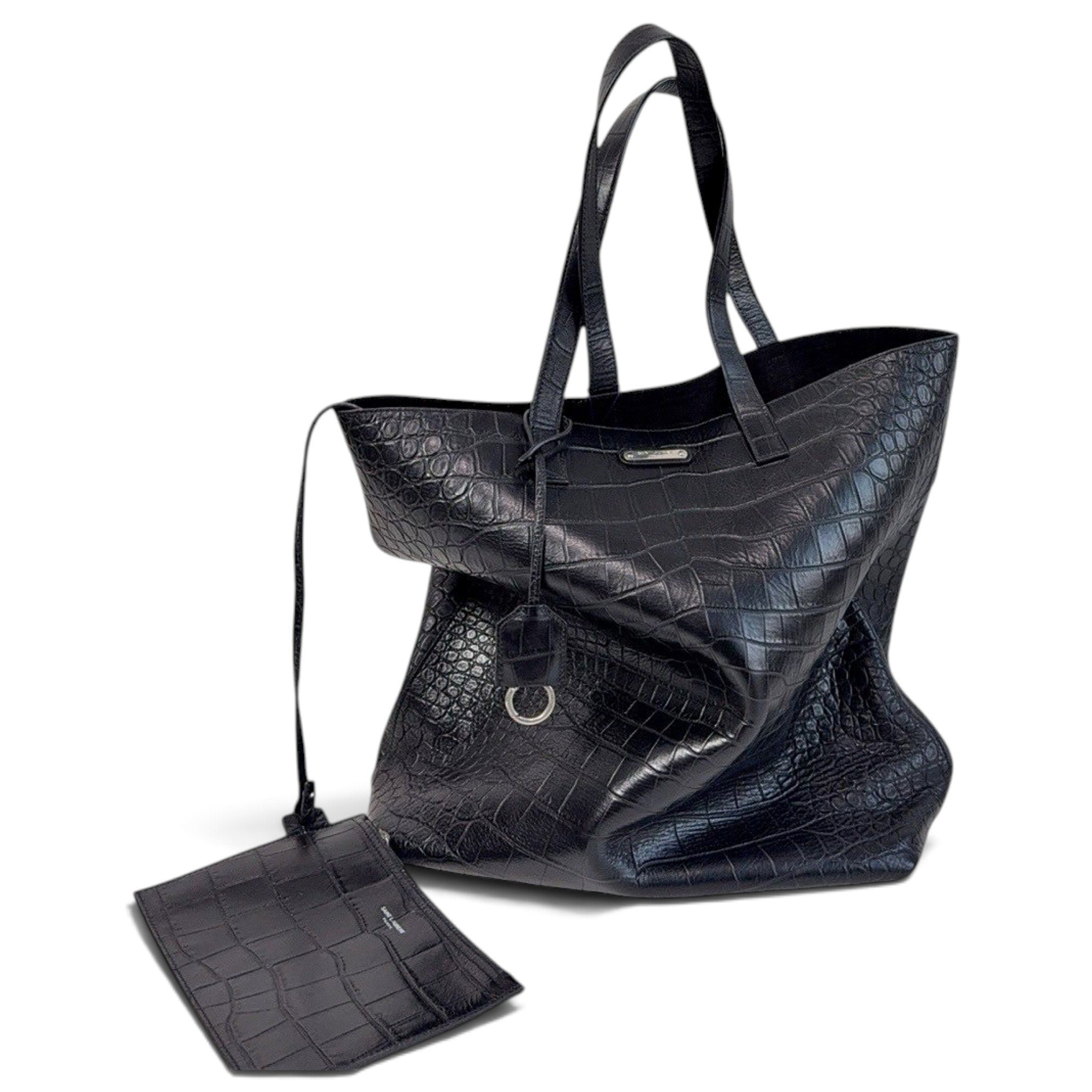 Leather tote