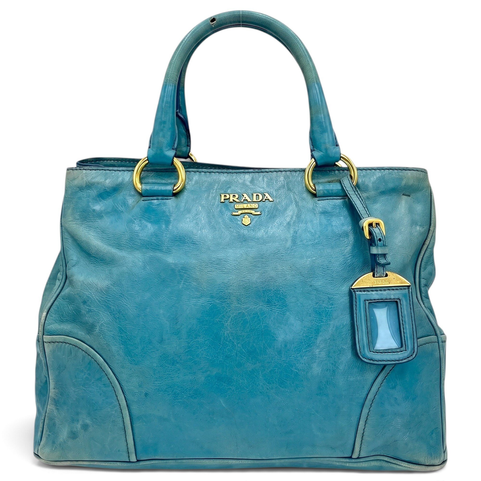 Promenade leather handbag
