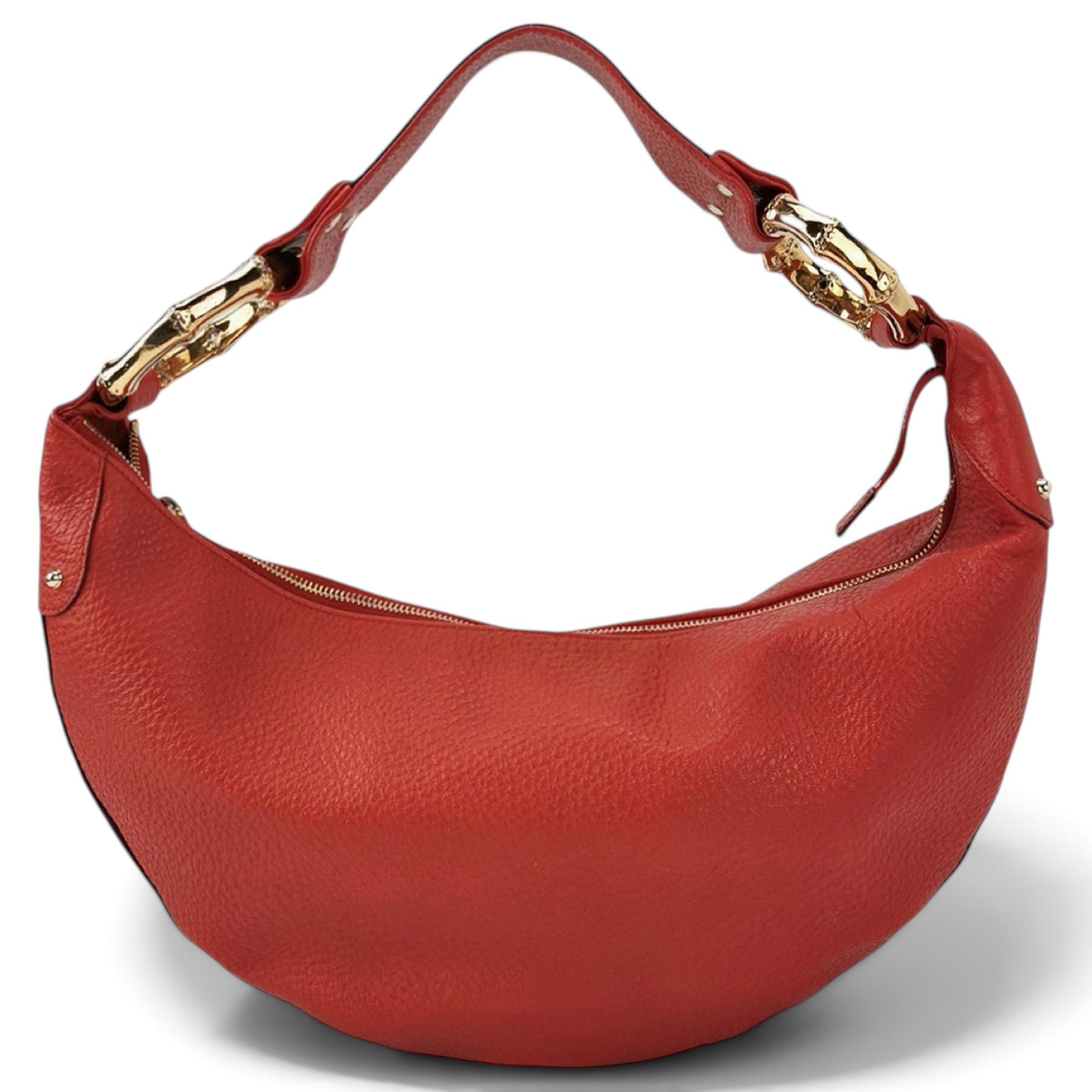 Bamboo Ring leather handbag