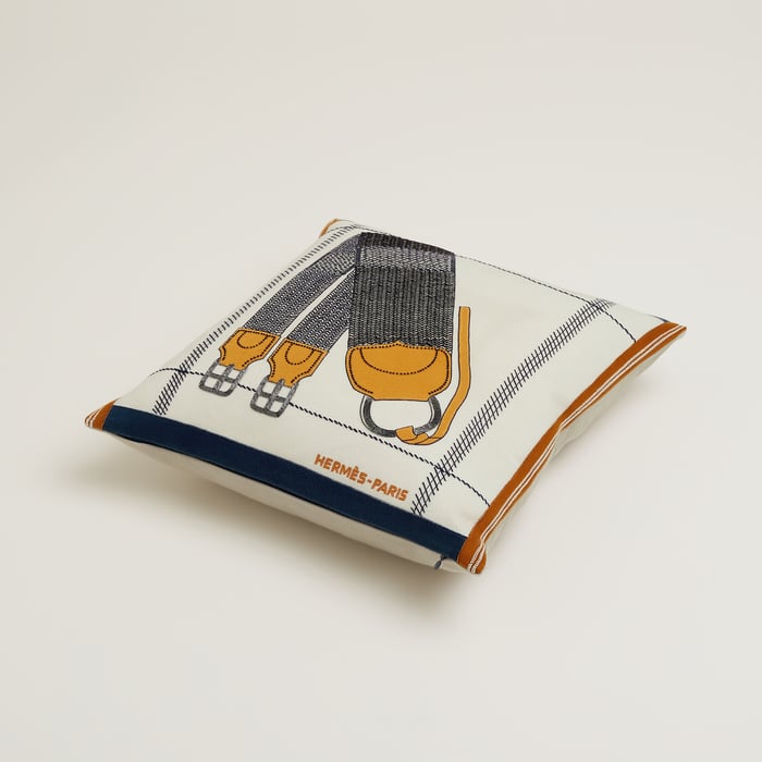 Écru Harnais Tresse Pillow