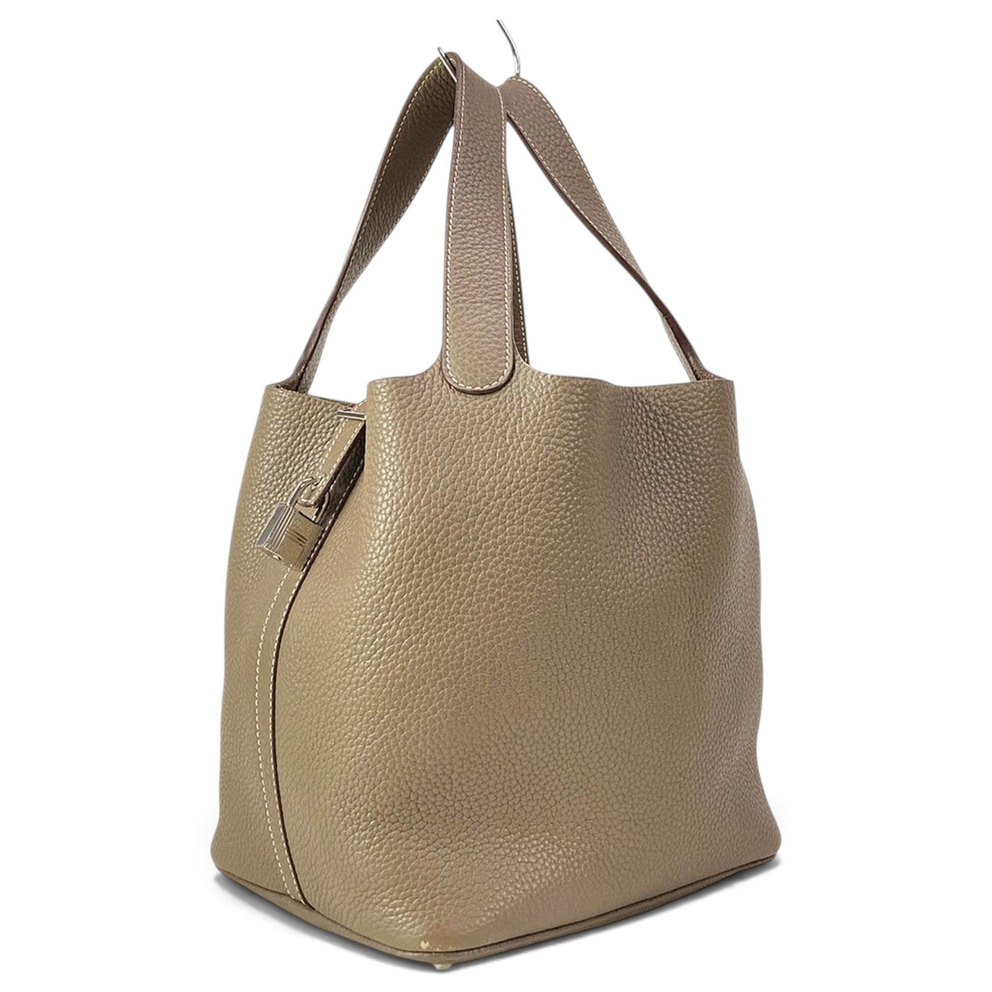 Picotin leather handbag