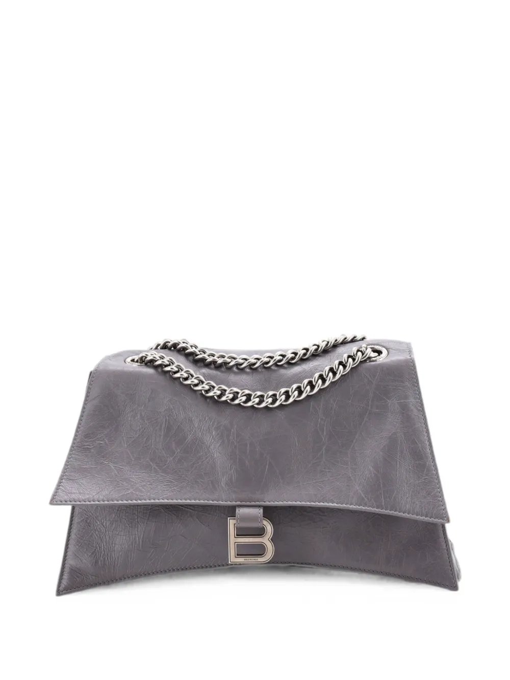 Balenciaga Crush Chain Flap Bag Leather Medium shoulder bag