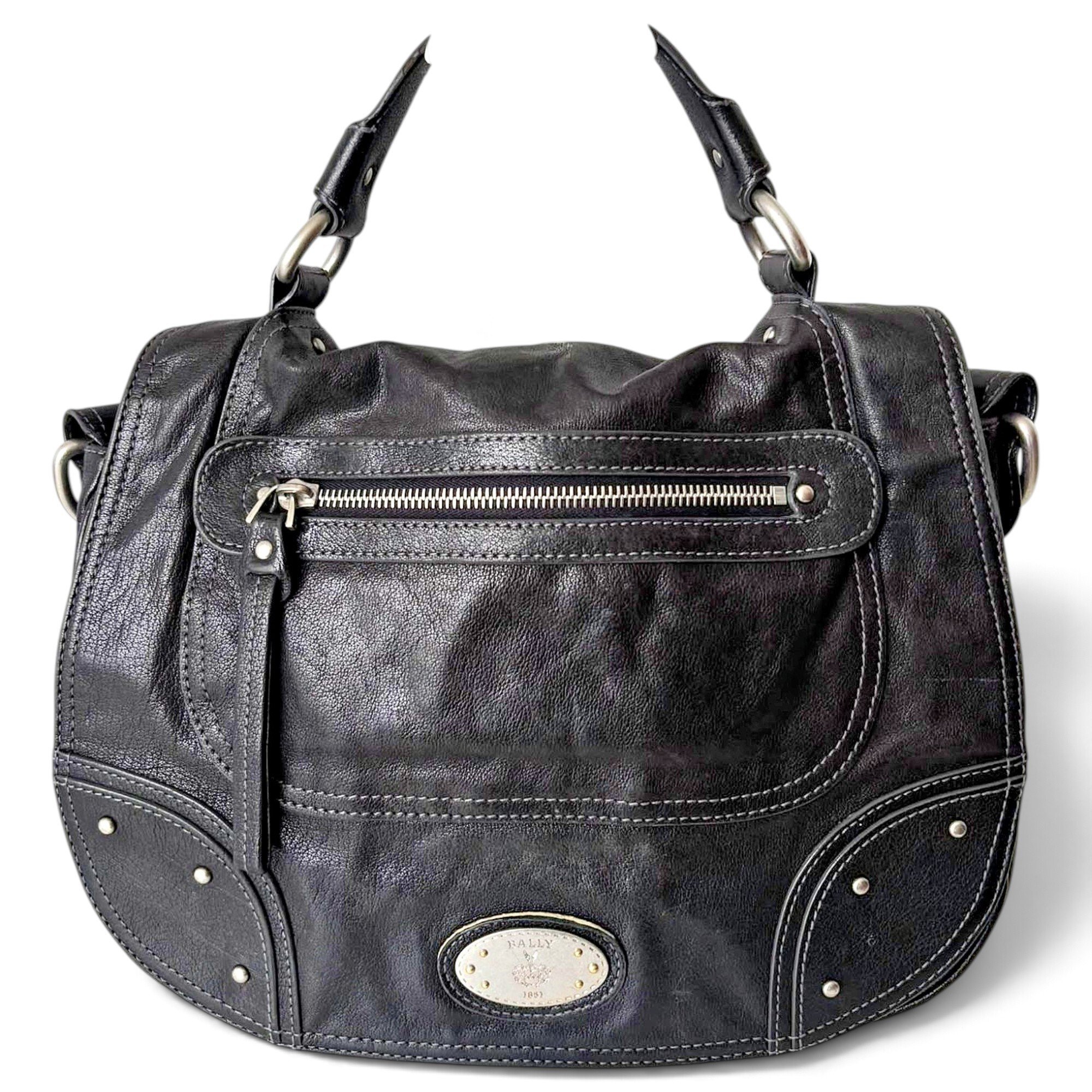 Leather handbag