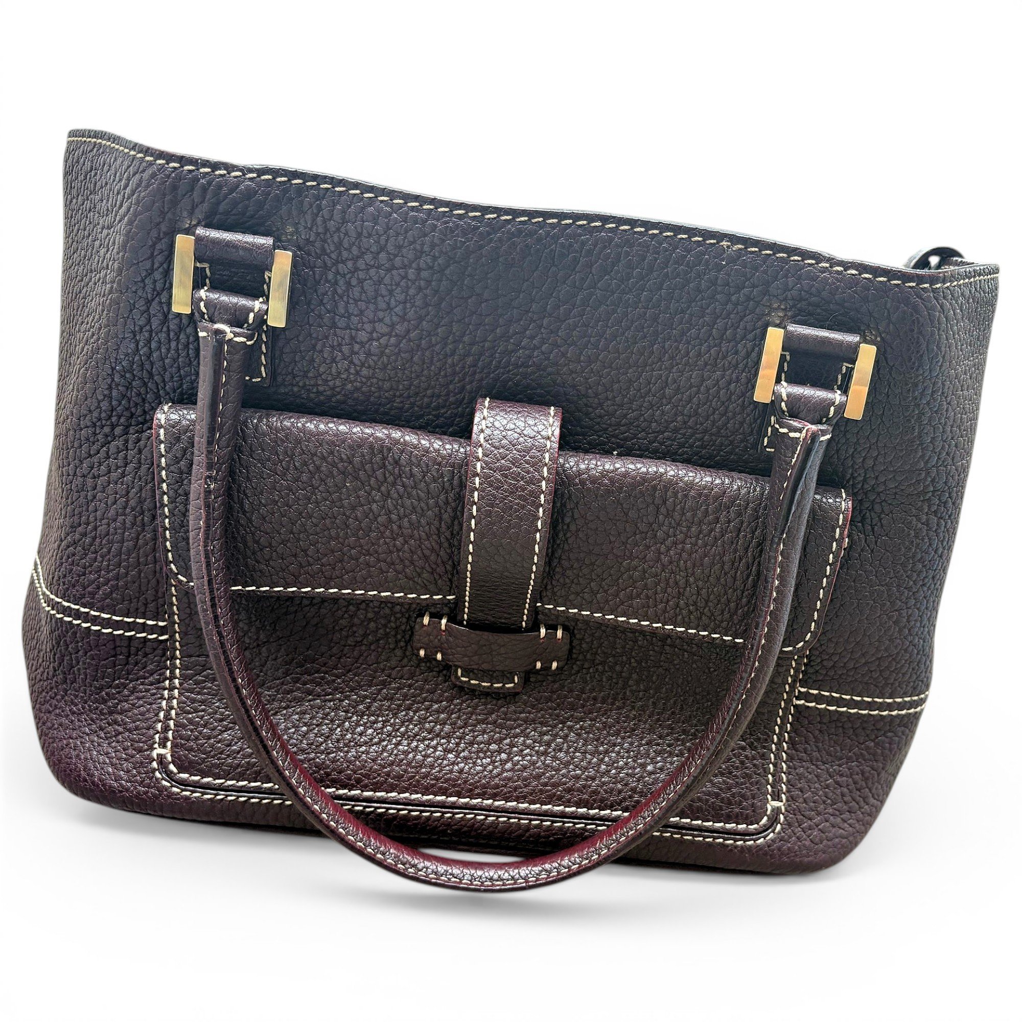 Leather handbag