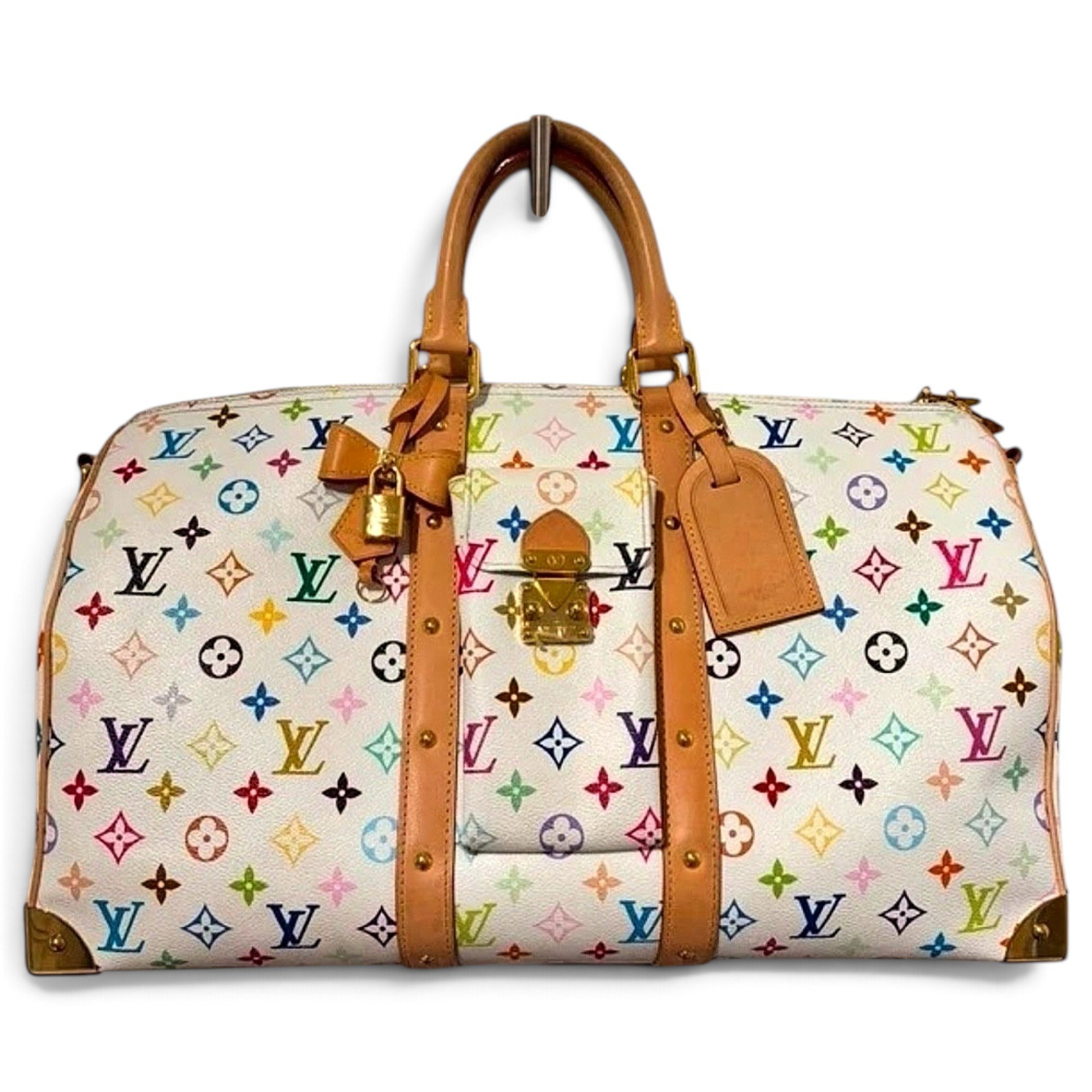 Louis Vuitton Keepall leather 48h bag