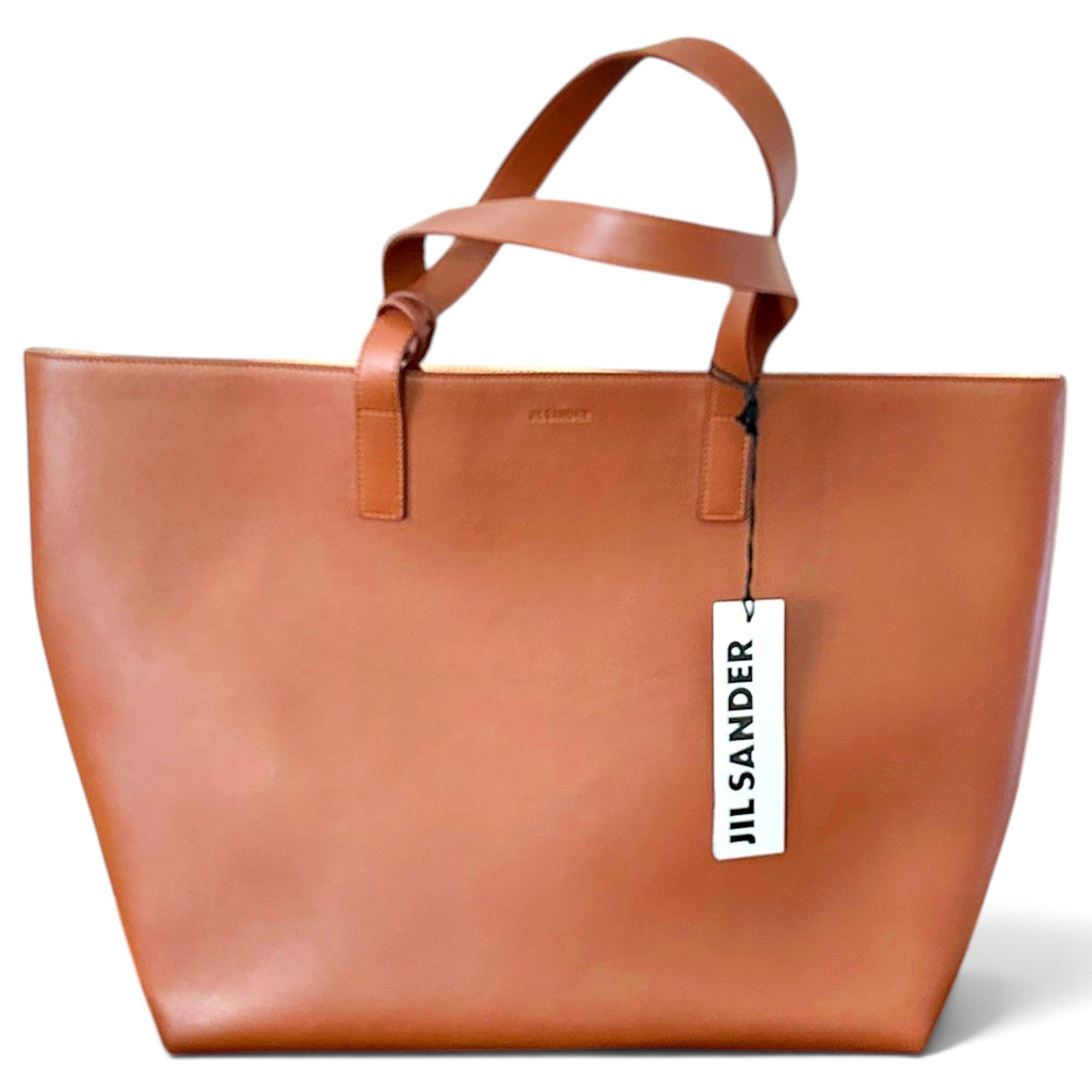 Shopper leather tote