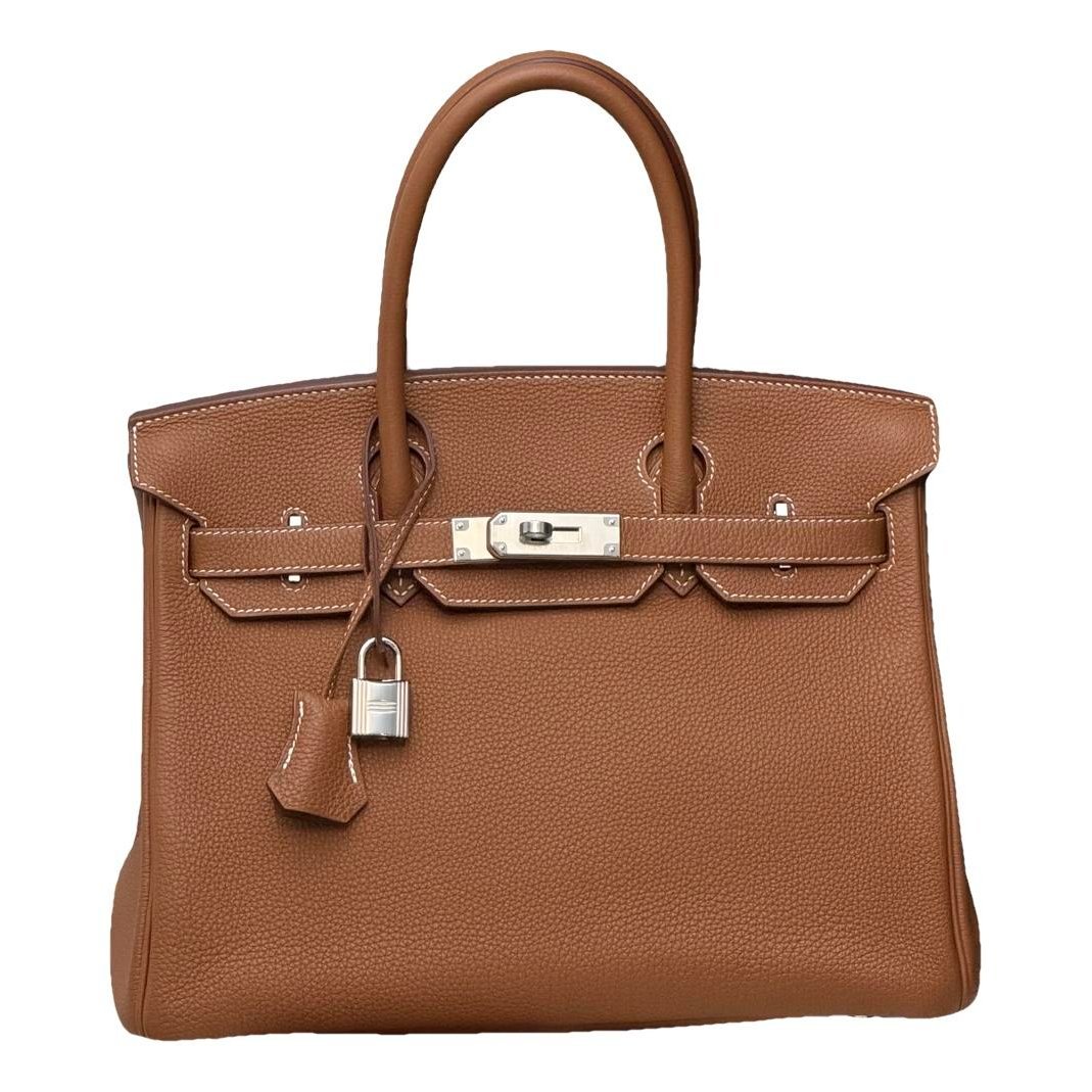 Birkin 30 leather handbag
