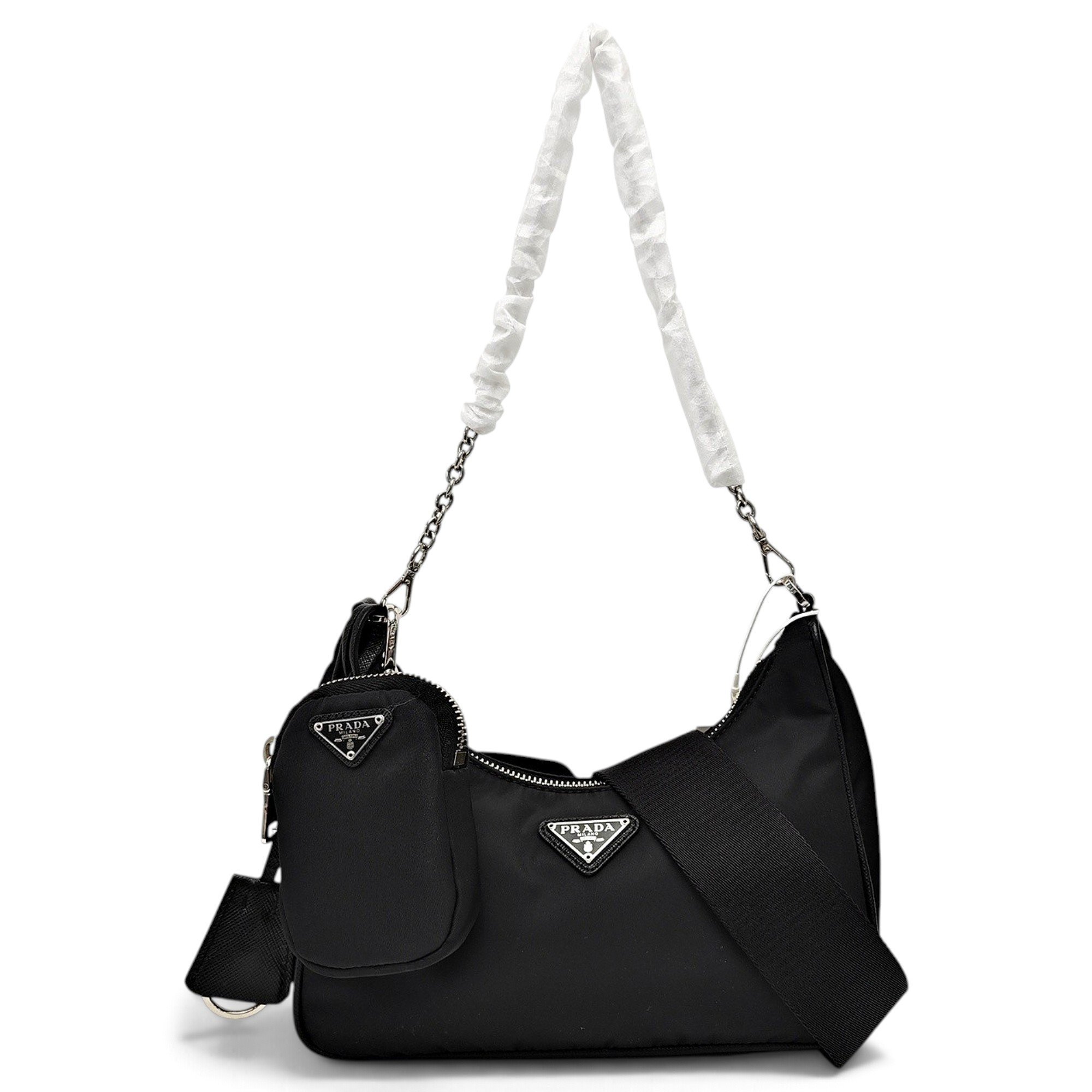 Re-edition cloth handbag