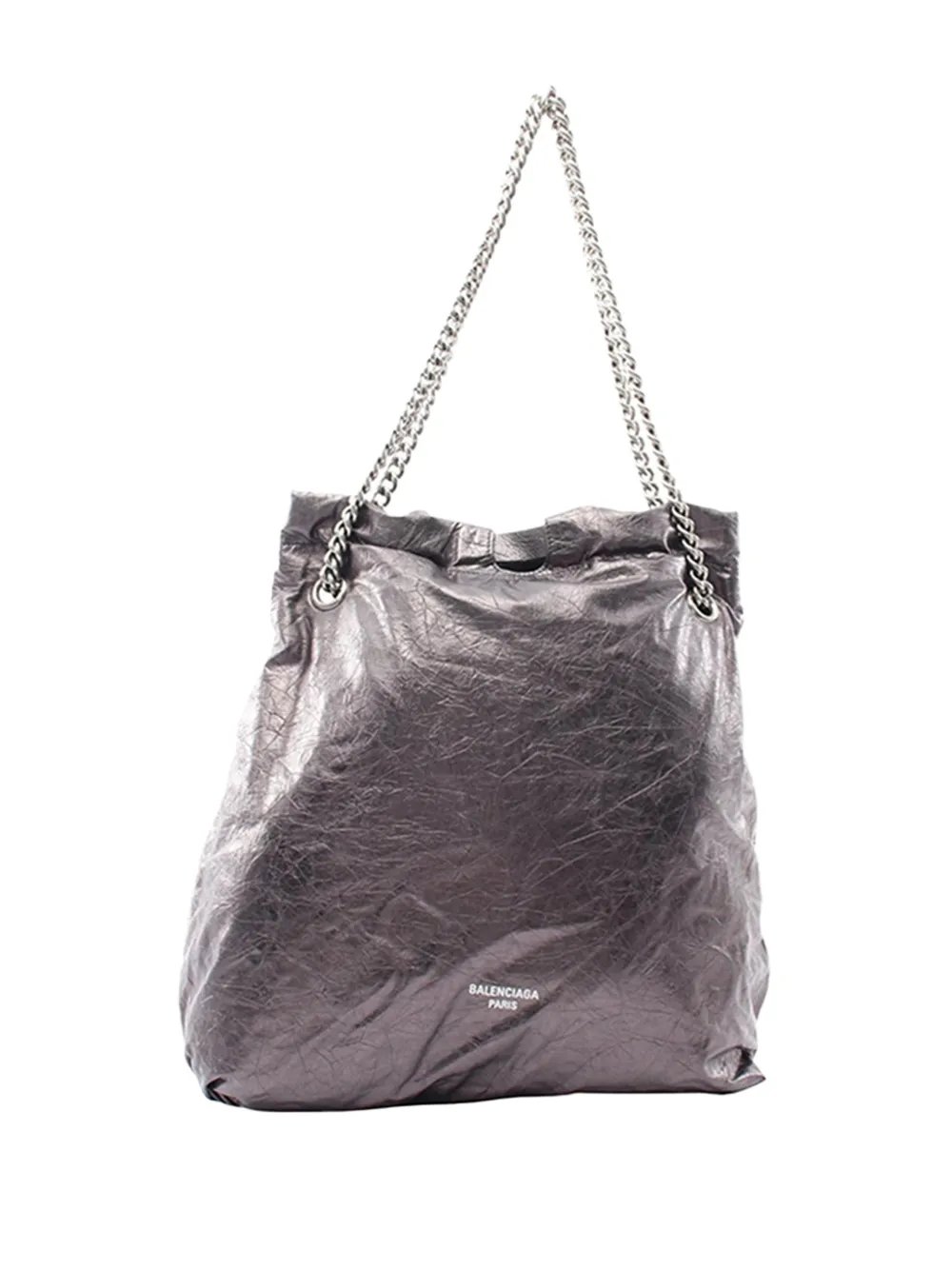 2018-2026 Metallic Leather Crush tote bag