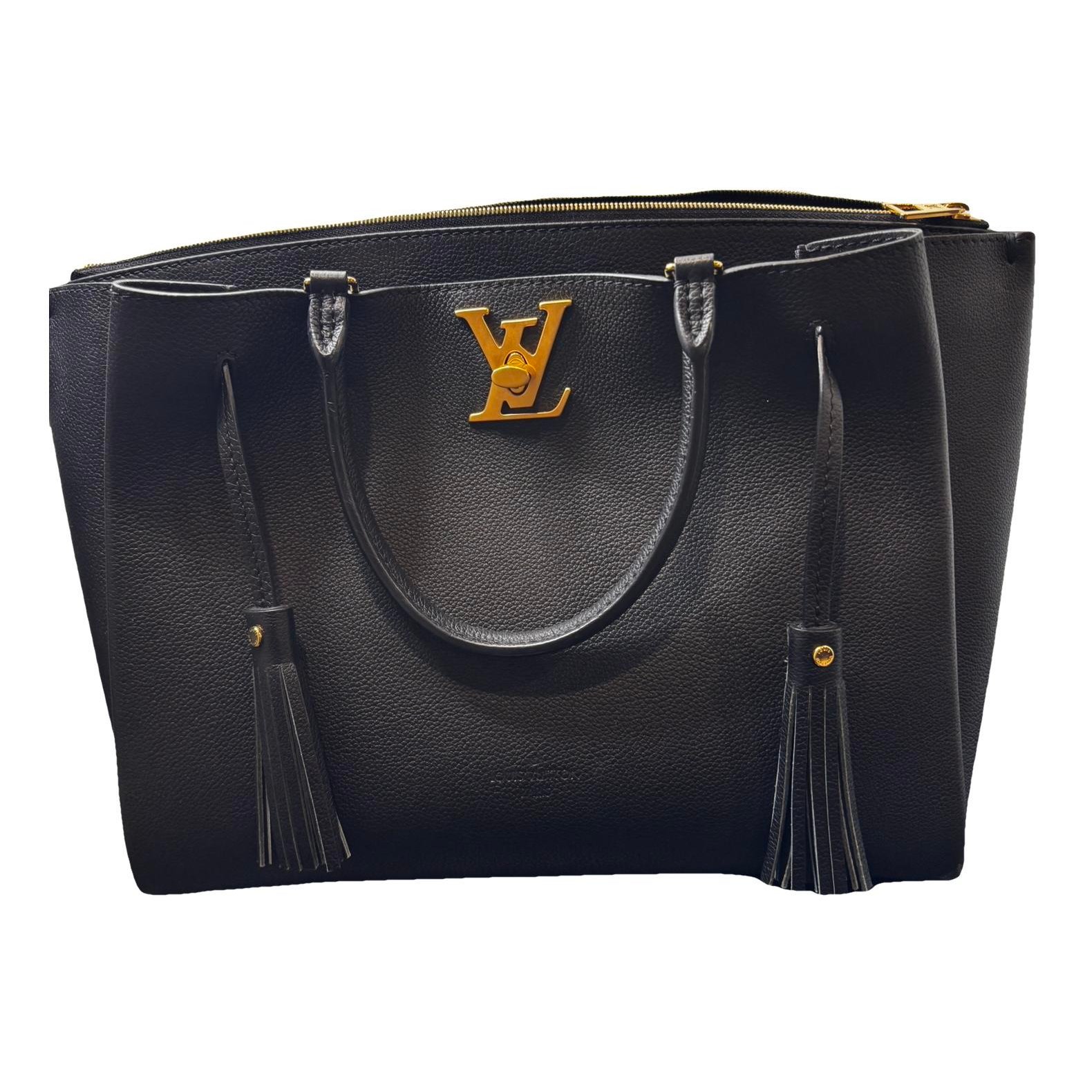 Lockmeto leather handbag