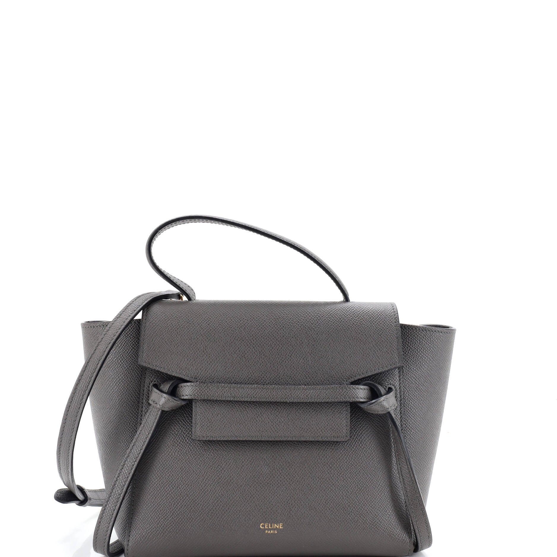 Belt Bag Textured Leather Nano
