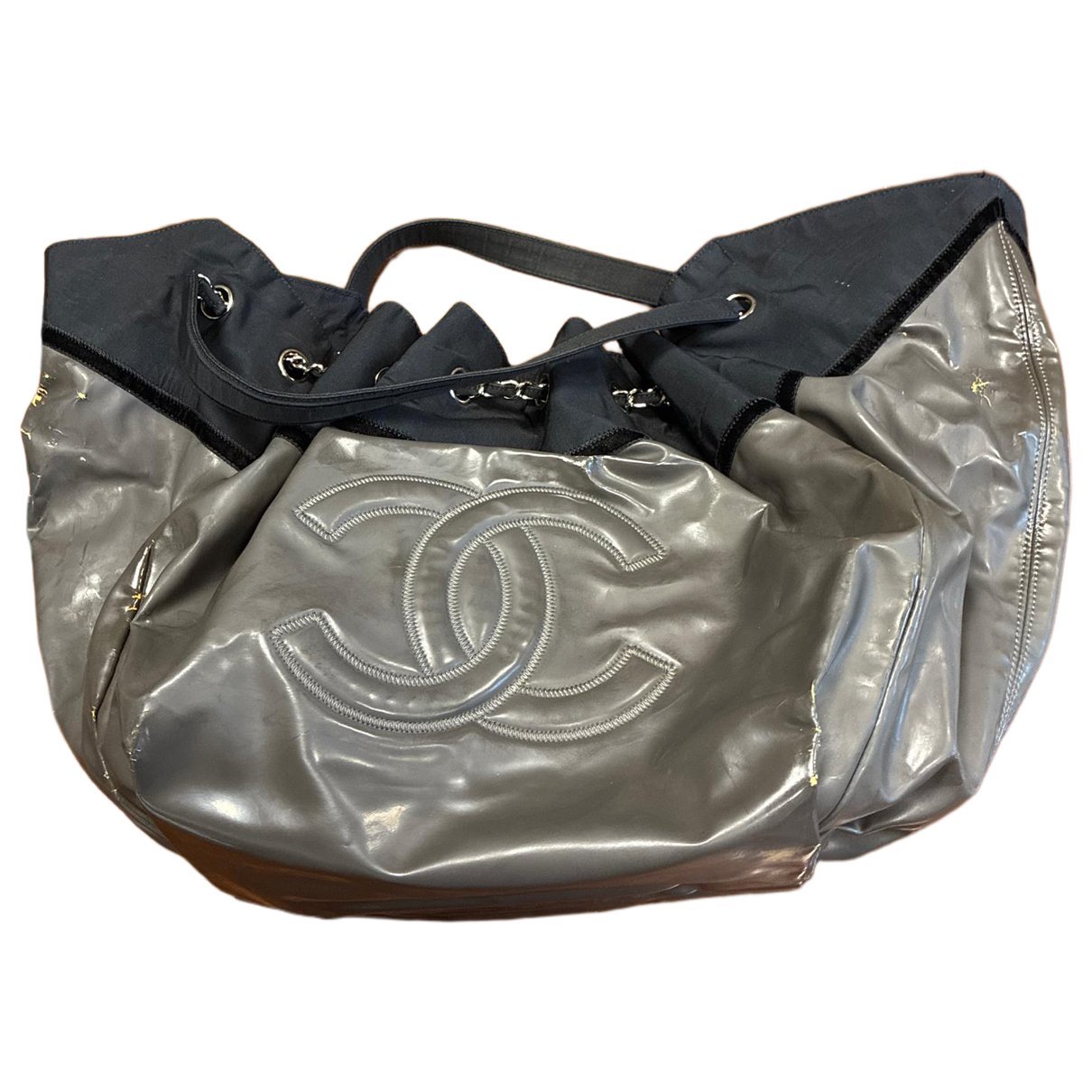 Vinyl handbag