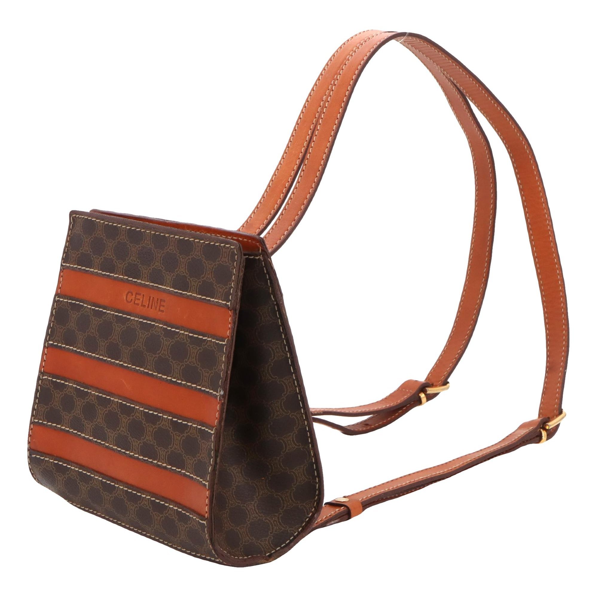 Leather backpack