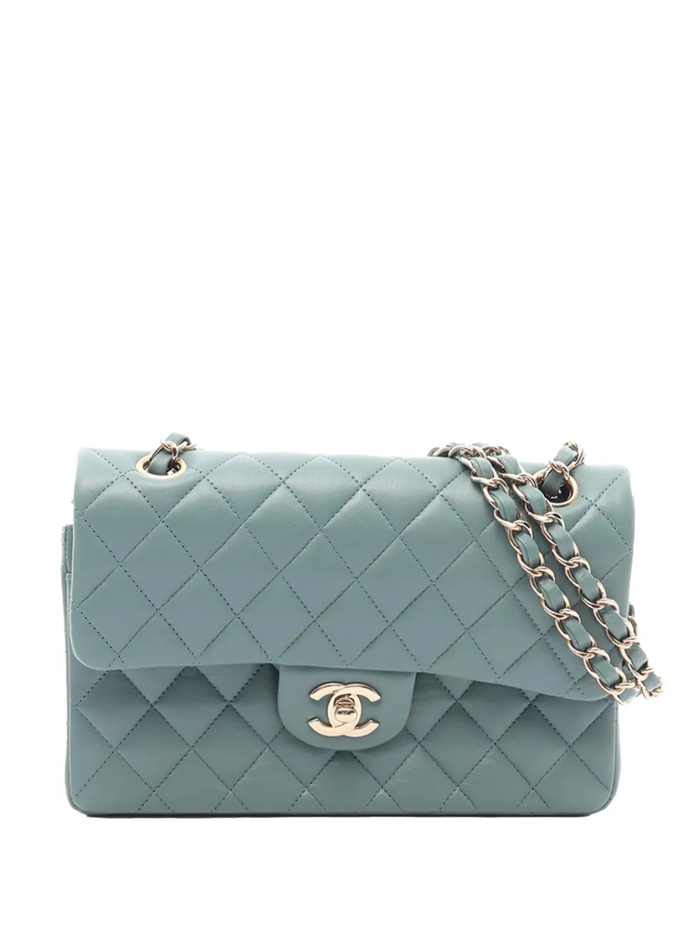2021-2026 Small Classic Lambskin Double Flap shoulder bag