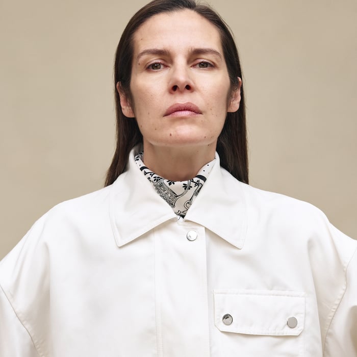 Blanc Cassé Short Safari Coat