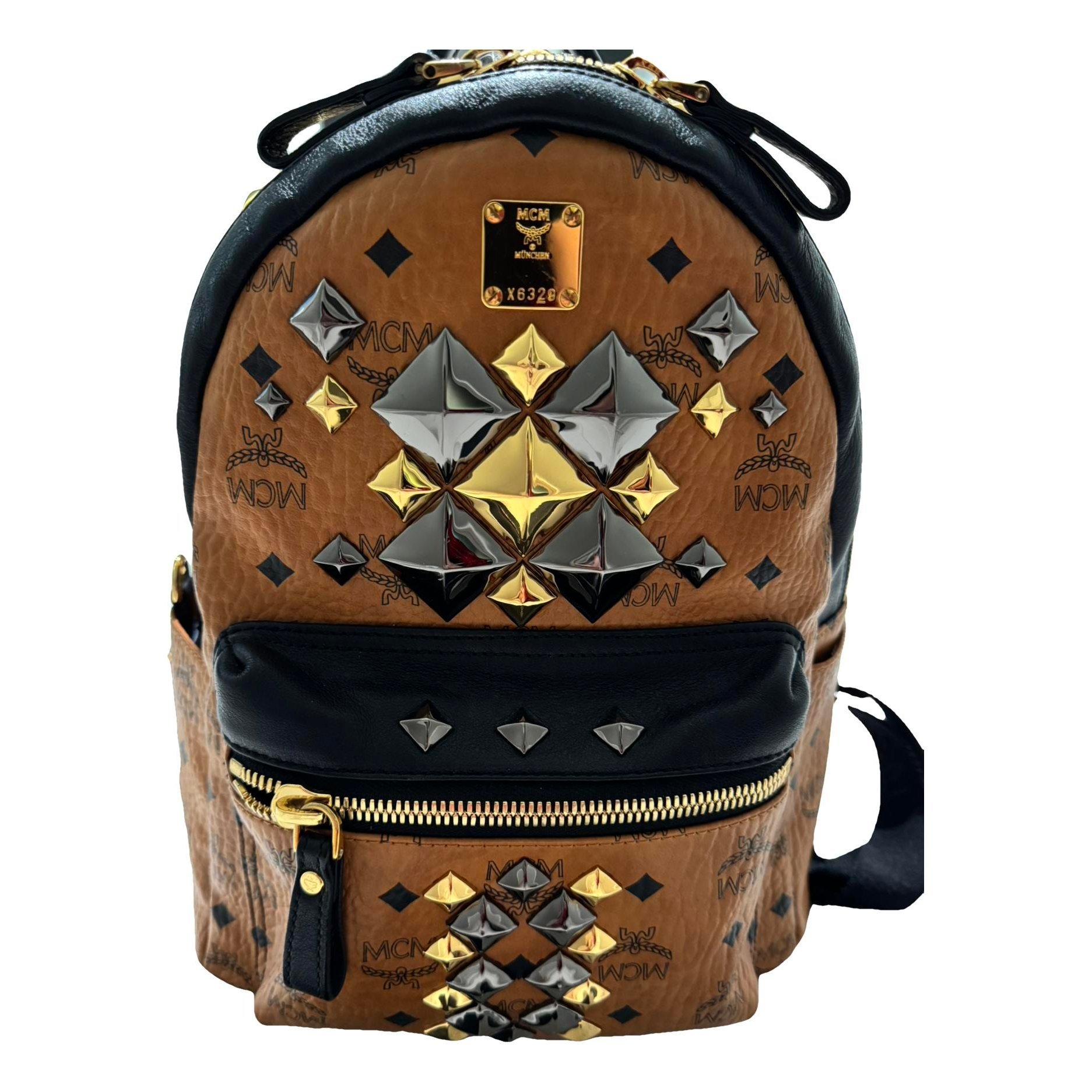 Stark leather backpack