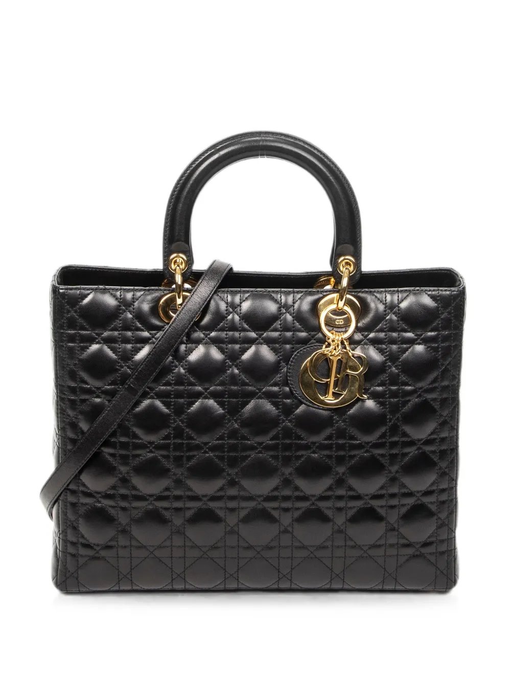 Lady Dior Cannage tote bag