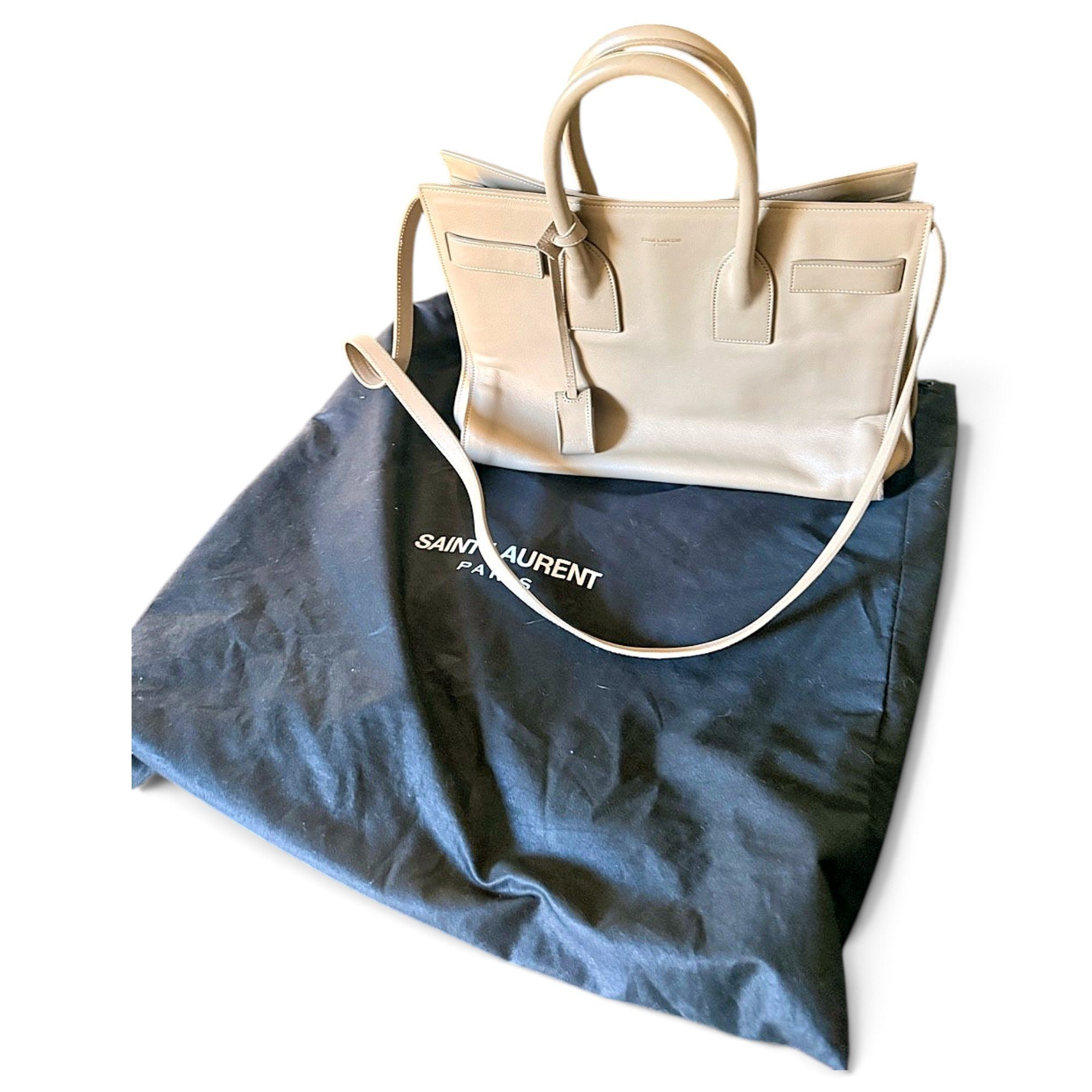 Sac de Jour leather tote