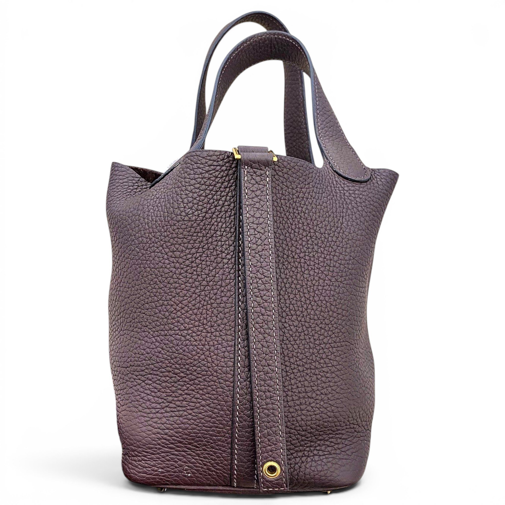 Picotin leather handbag