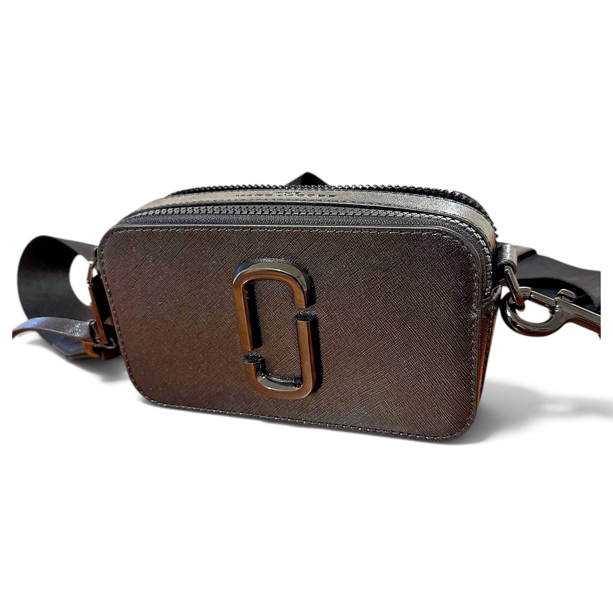 Snapshot leather crossbody bag