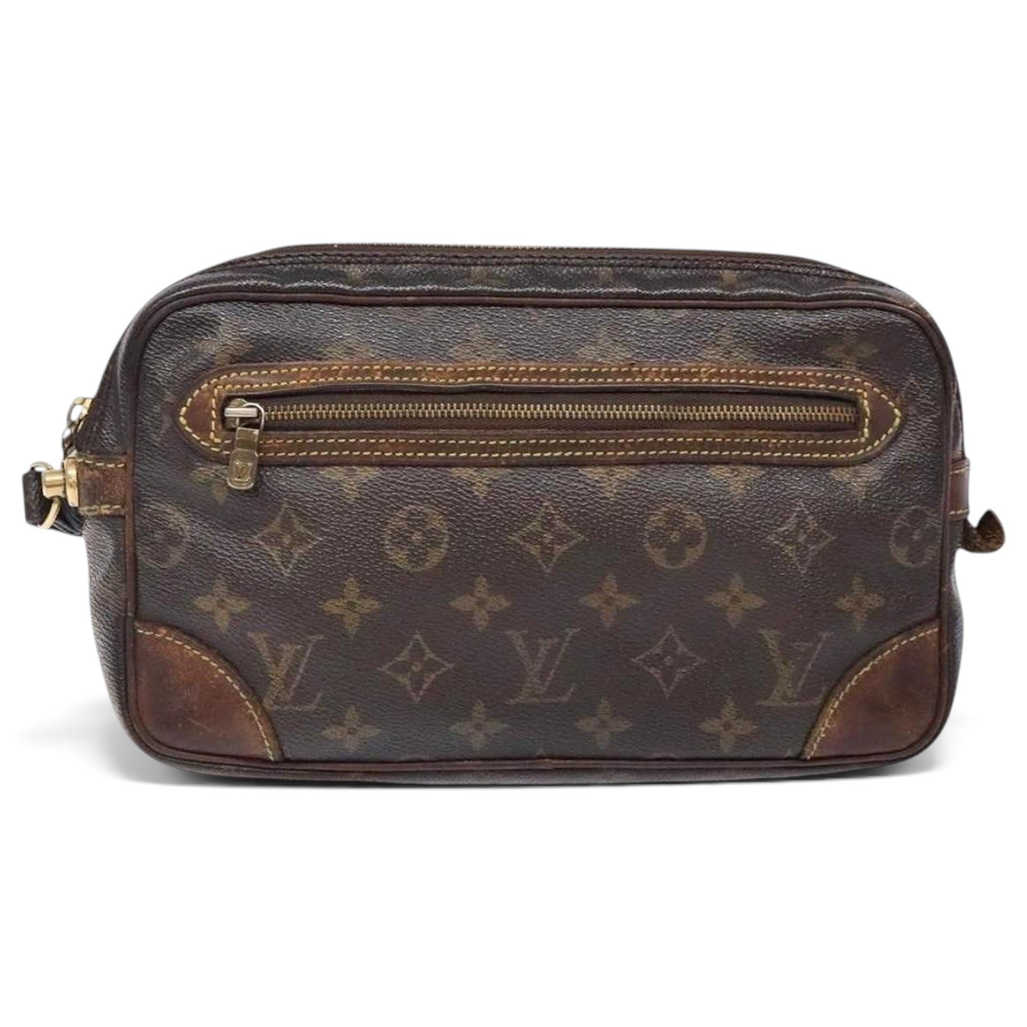 Marly Dragonne leather clutch bag