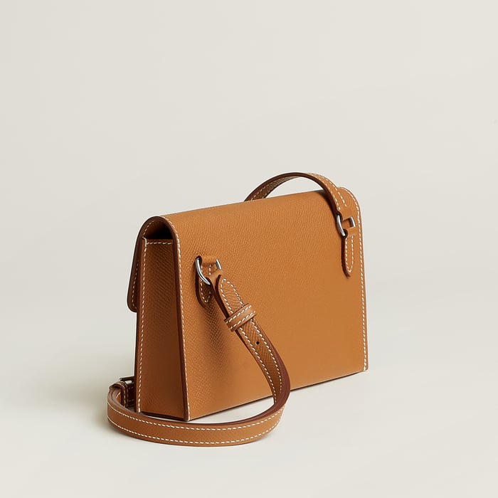 Gold Hermèsnap Wallet