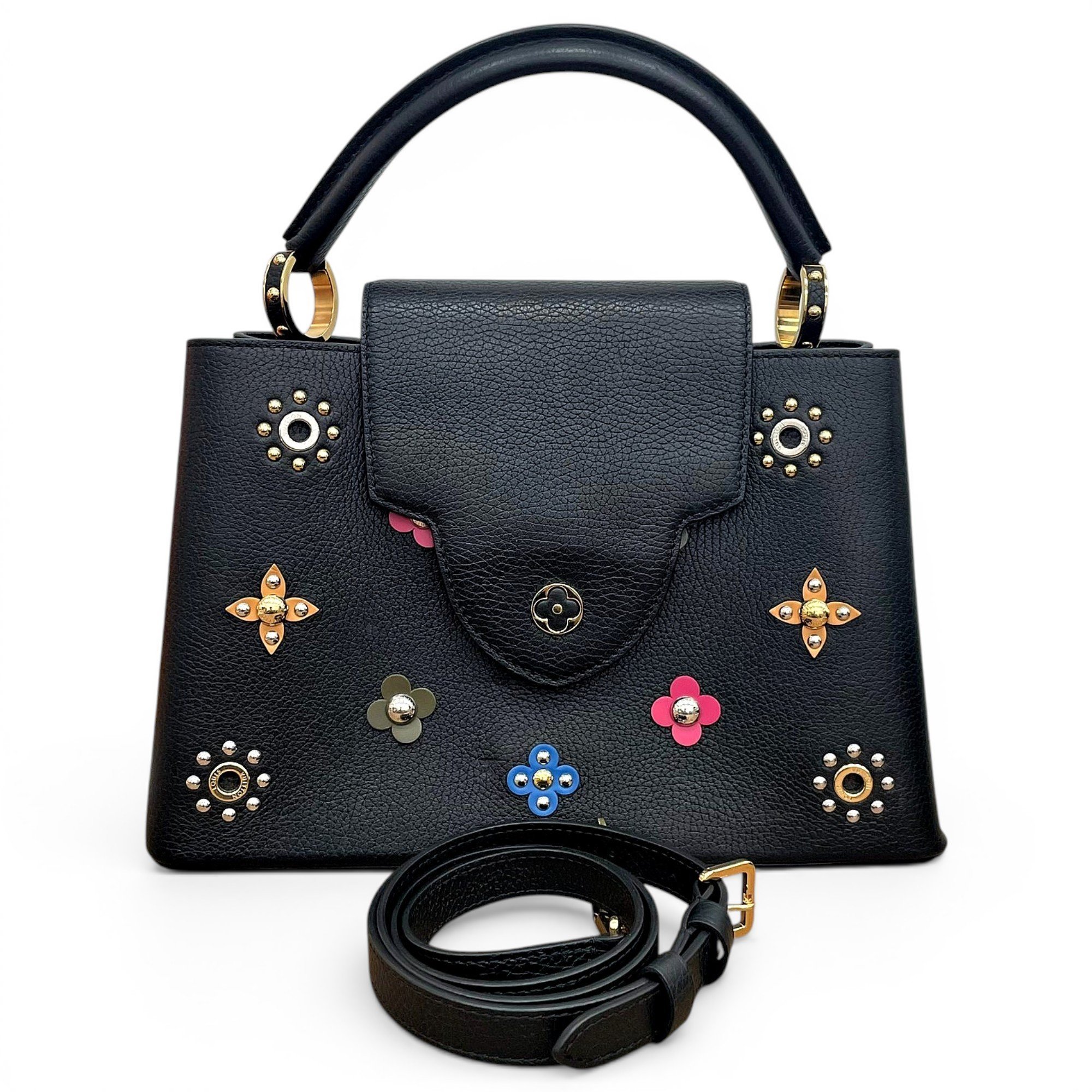 Capucines leather handbag