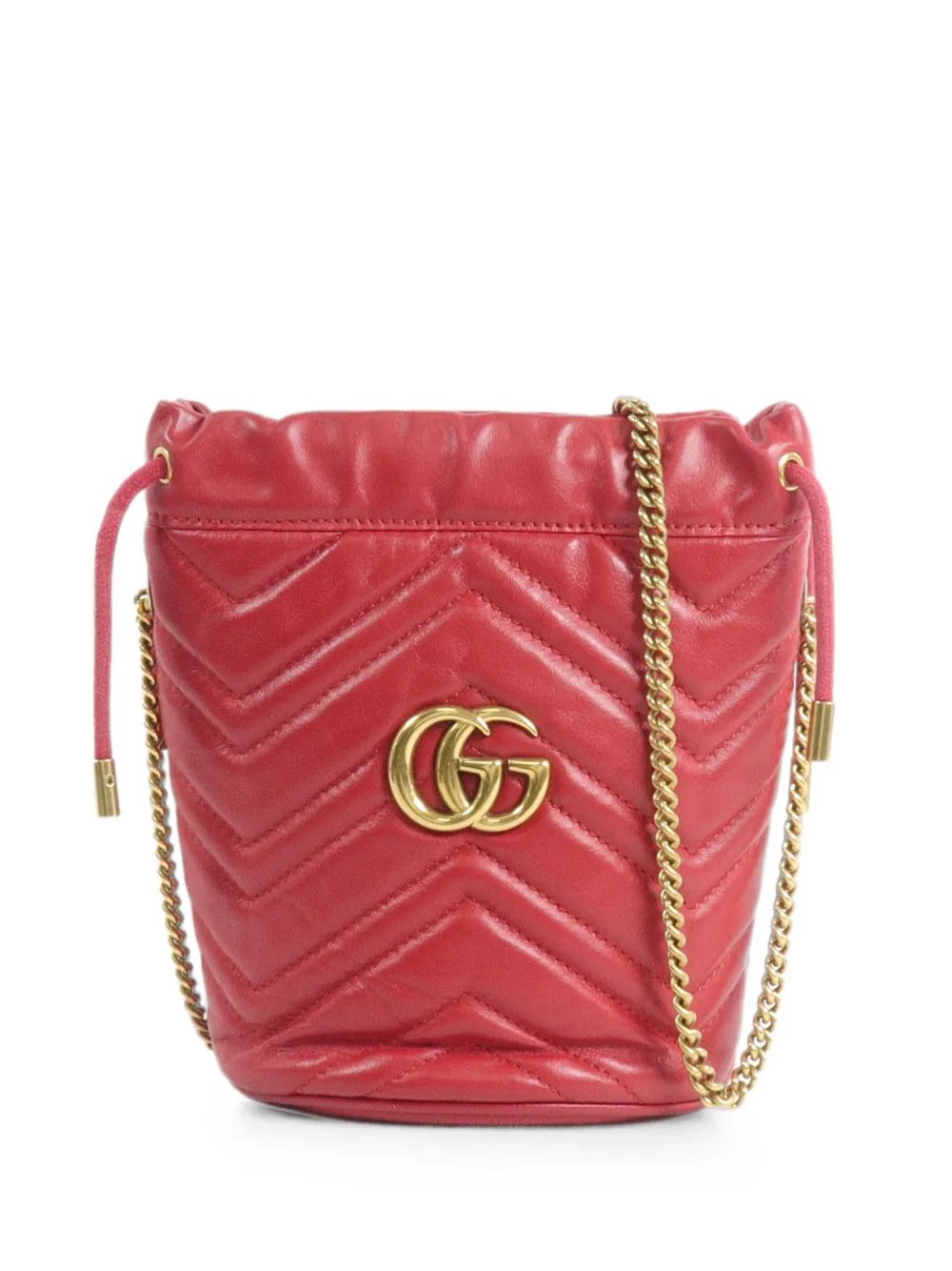mini GG logo-plaque quilted shoulder bag