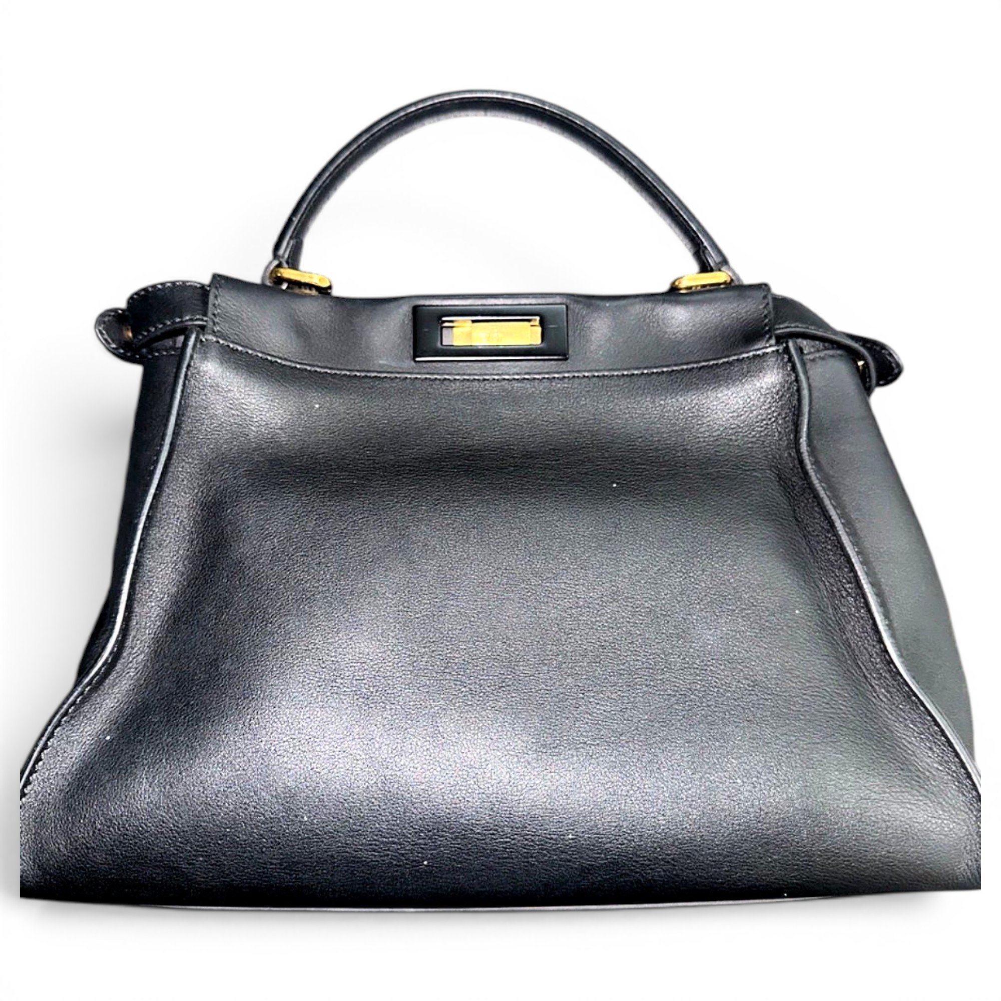 Fendi Peekaboo leather handbag