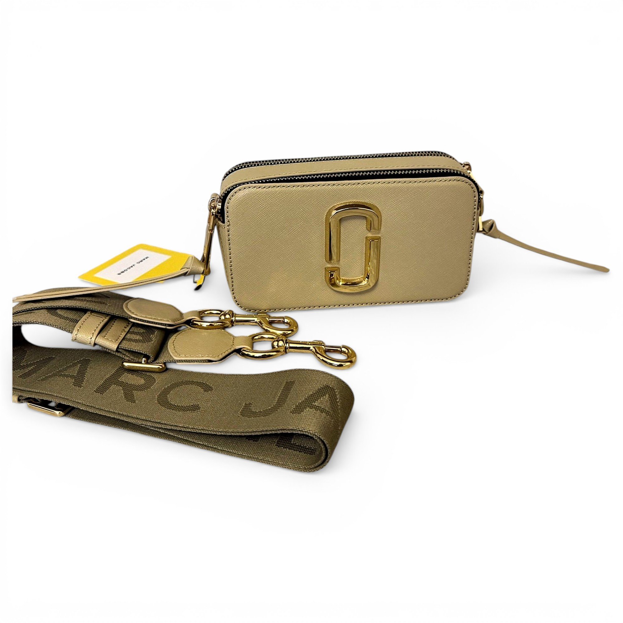 Snapshot leather crossbody bag