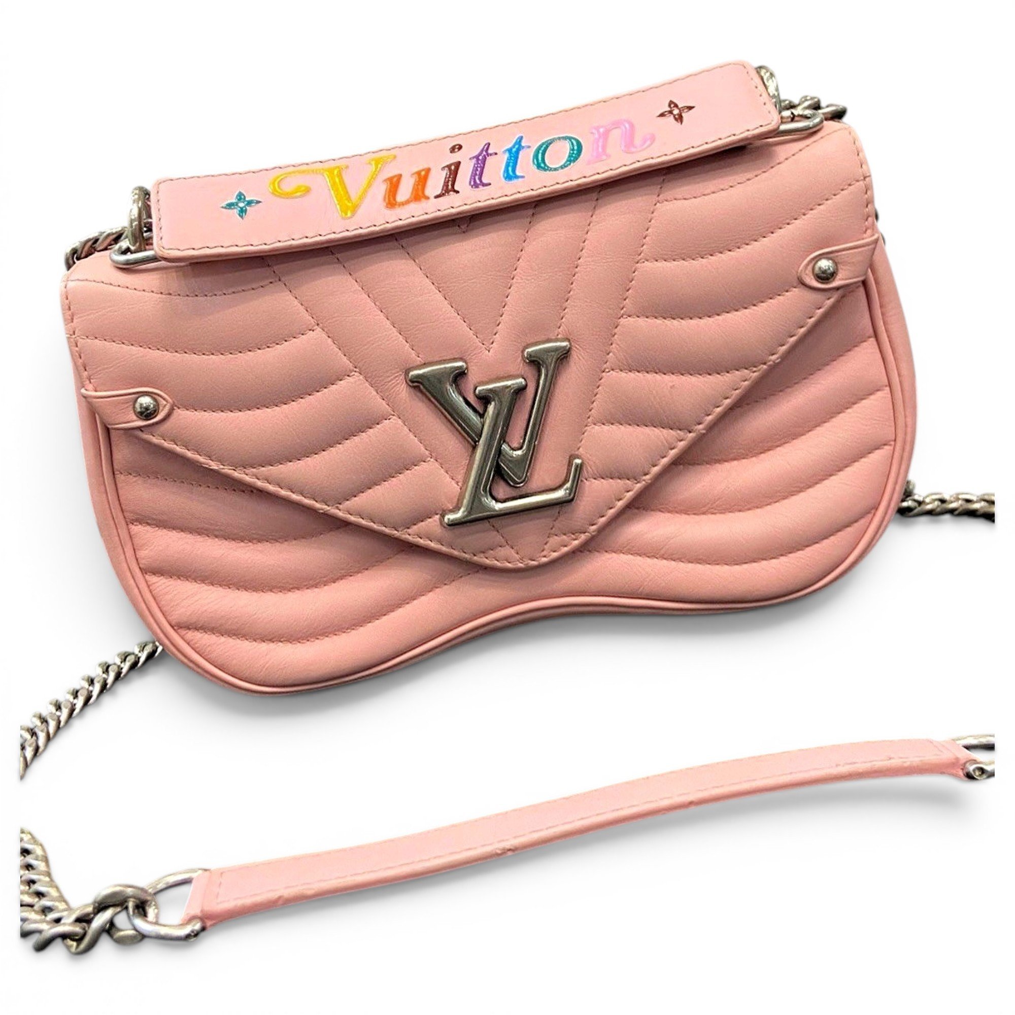 New Wave leather handbag