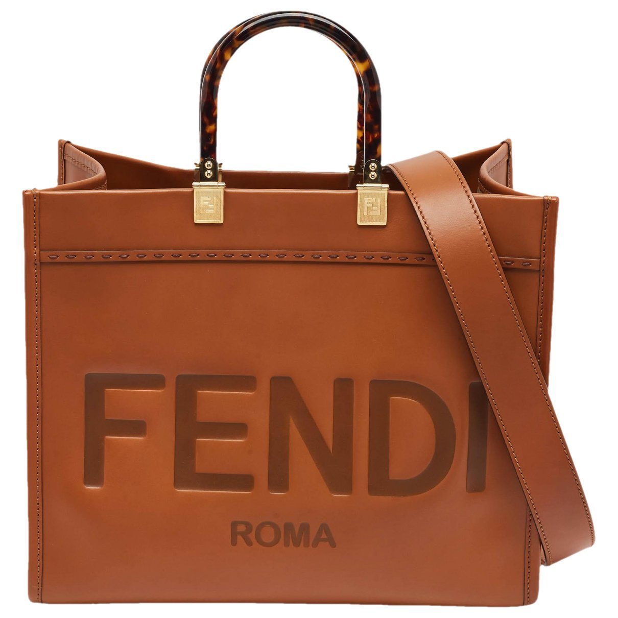 Sunshine leather tote